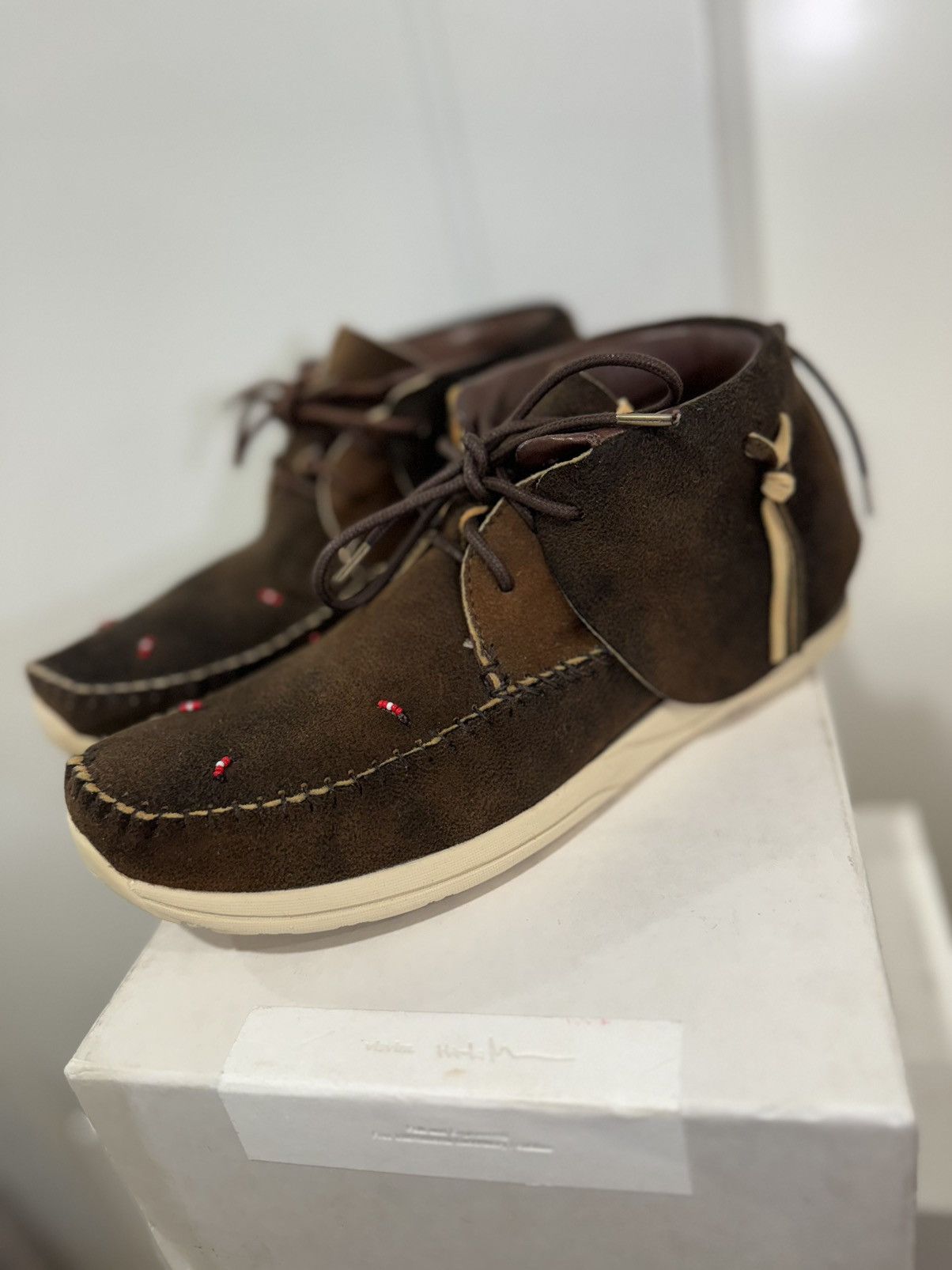 Japanese Brand × Visvim New VISVIM FBT LHAMO FOLK BROWN sz 9 Size US 9 / EU 42 - 6 Thumbnail