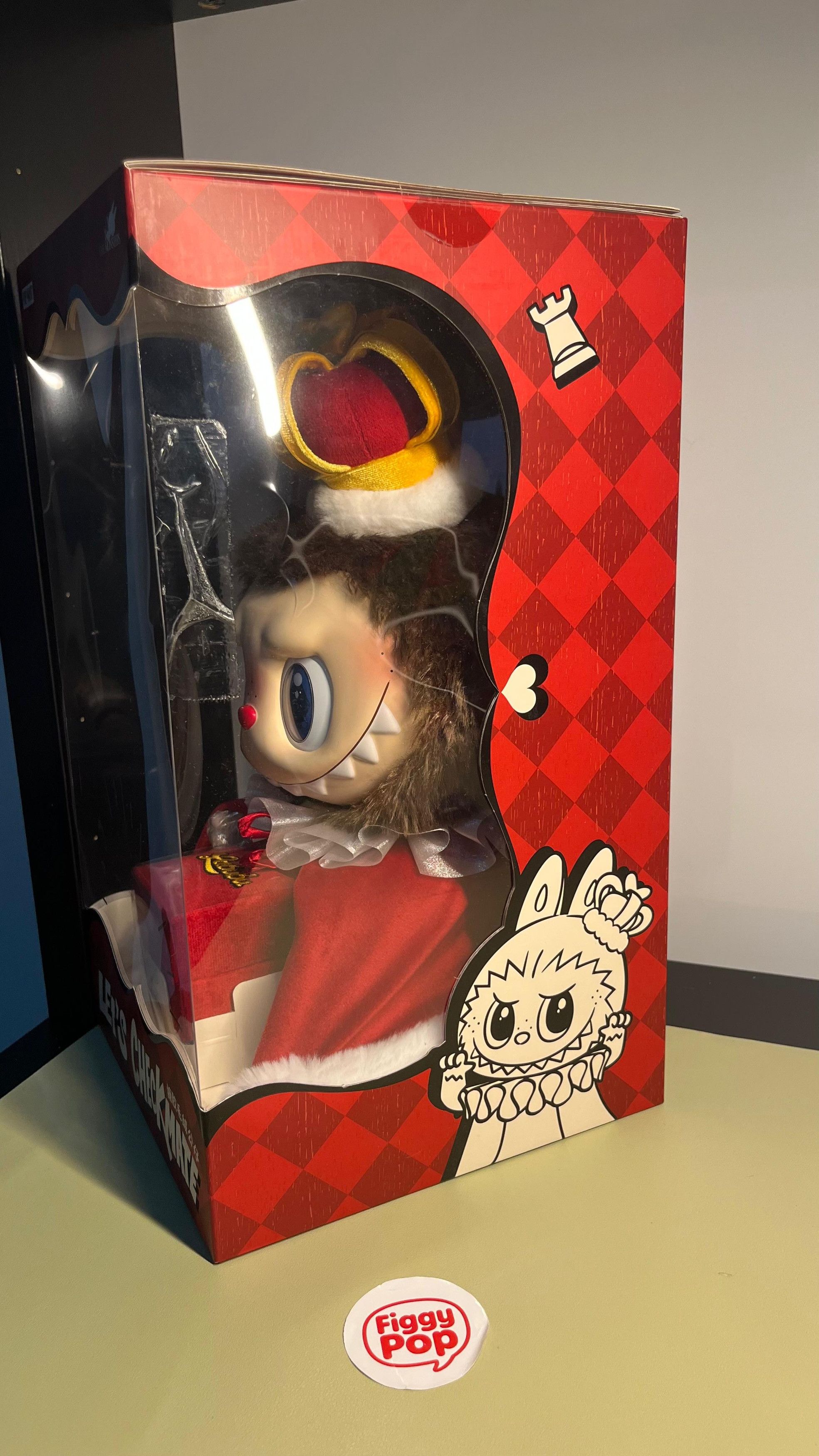 POP MART Labubu - Let's Checkmate Series-Vinyl Plush Doll (BIG SIZE) Size ONE SIZE - 3 Thumbnail