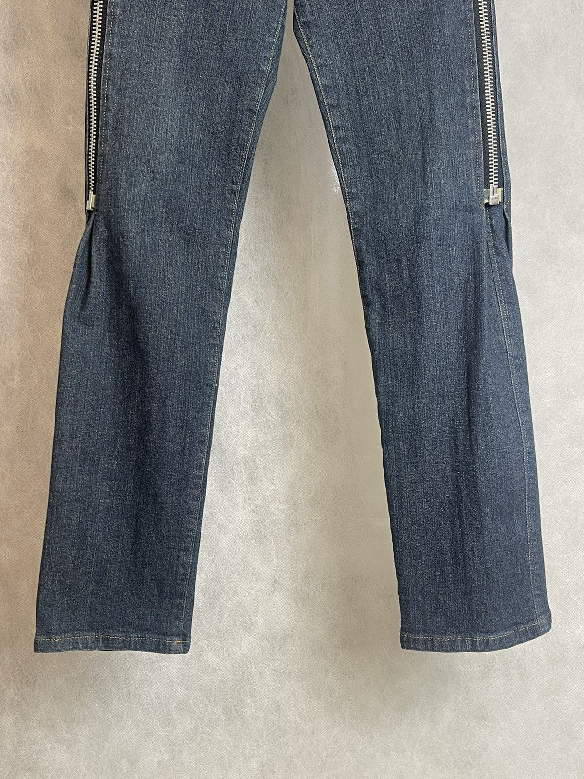 Japanese Brand 2015 Milkboy multi zip denim pants Size US 31 - 4 Thumbnail