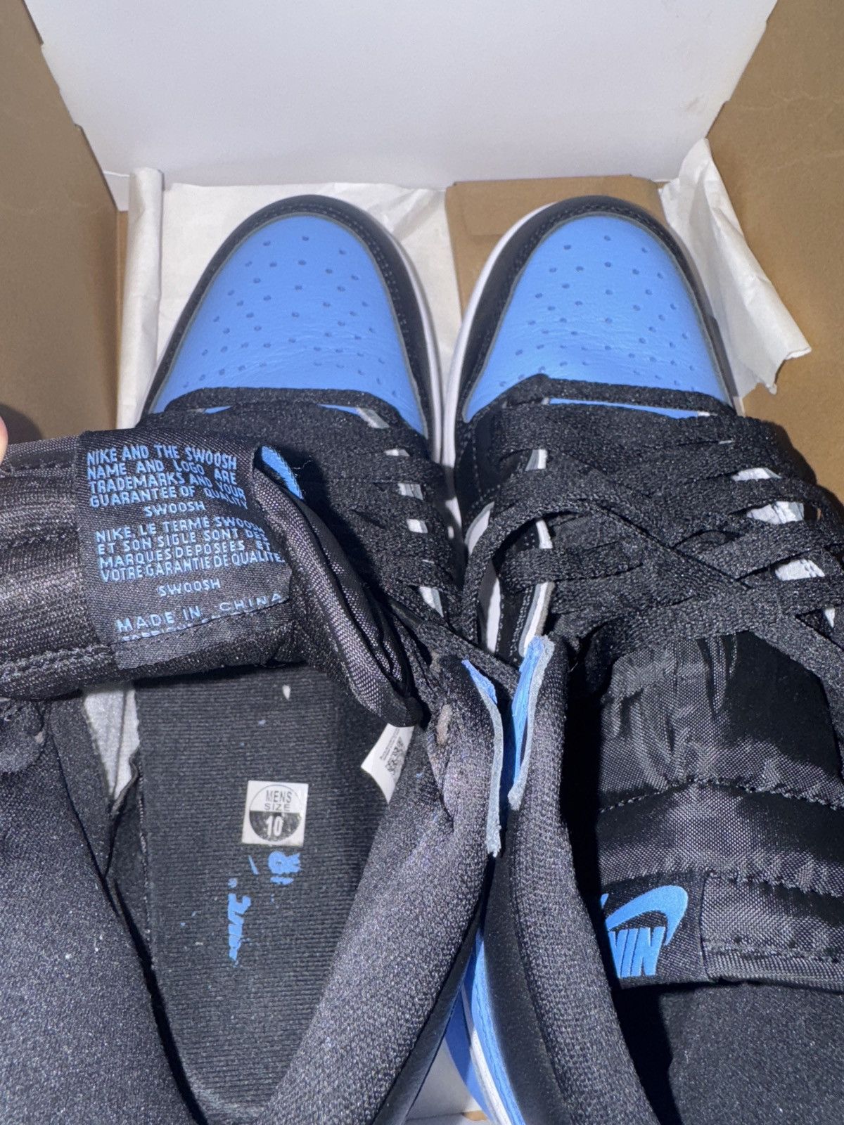 Nike Jordan 1 UNC High Top Size US 10 / EU 43 - 6 Thumbnail