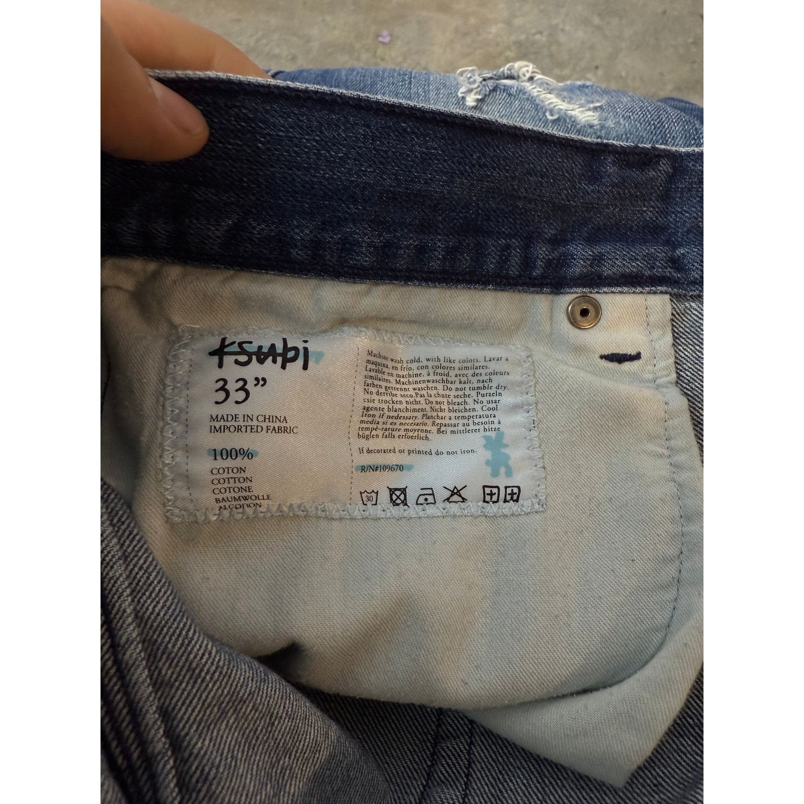 Ksubi Ksubi Light Wash Jeans Size US 33 - 3 Thumbnail
