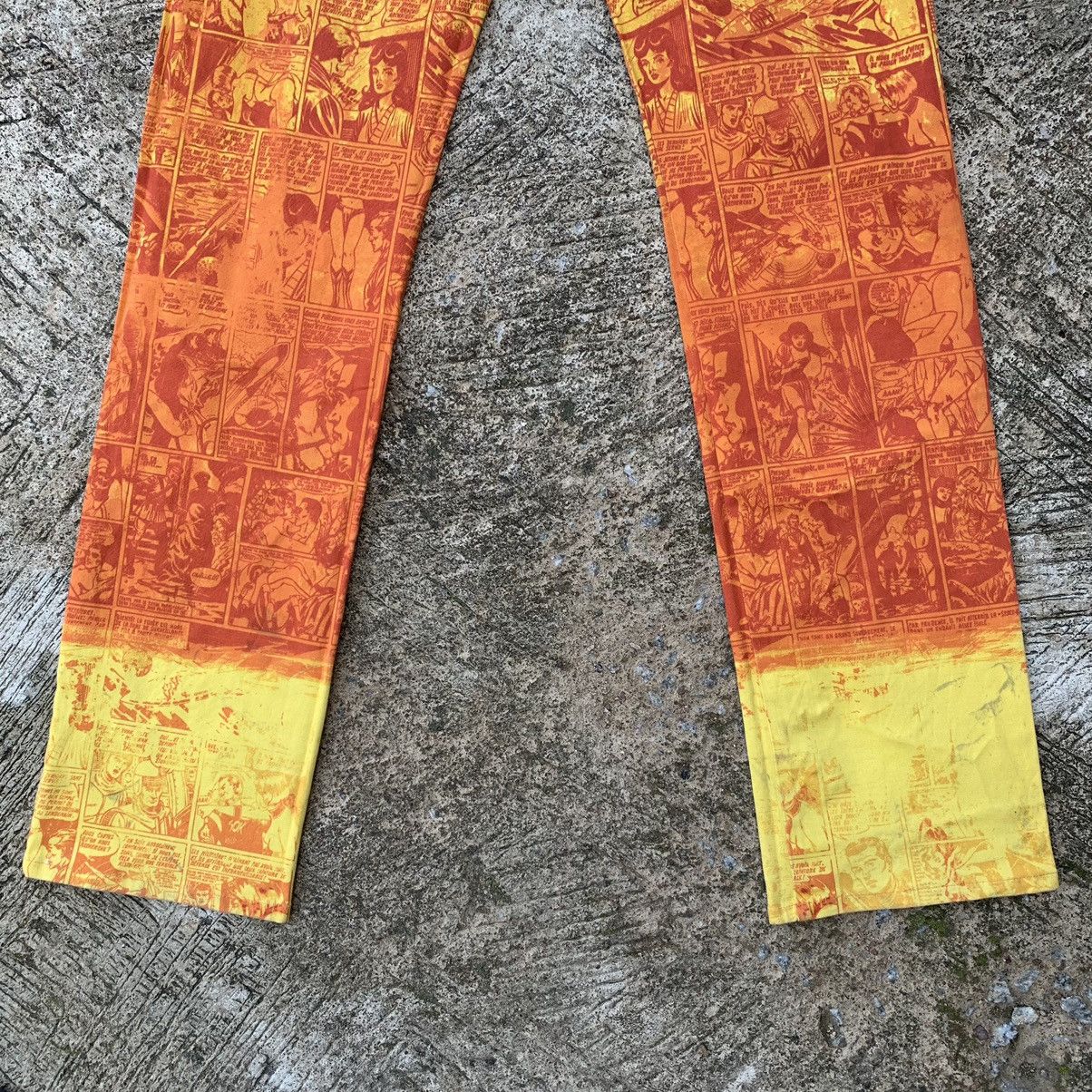 Jean Paul Gaultier 1995 Jean Paul Gaultier Orange Comics Pants Size US 32 / EU 48 - 19 Thumbnail