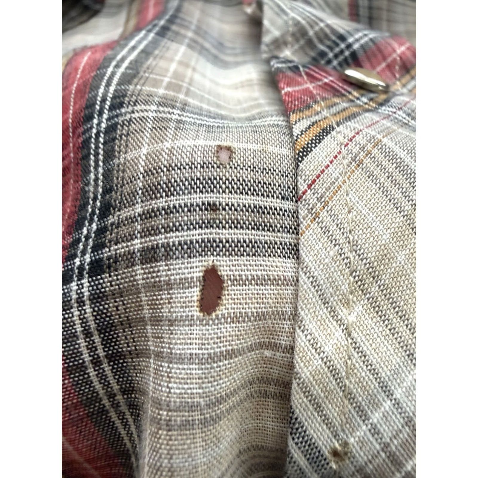 Vintage VINTAGE Kenny Rogers Western Pearl Karmen Button-Up Plaid Red Shirt Mens M Size US M / EU 48-50 / 2 - 3 Thumbnail