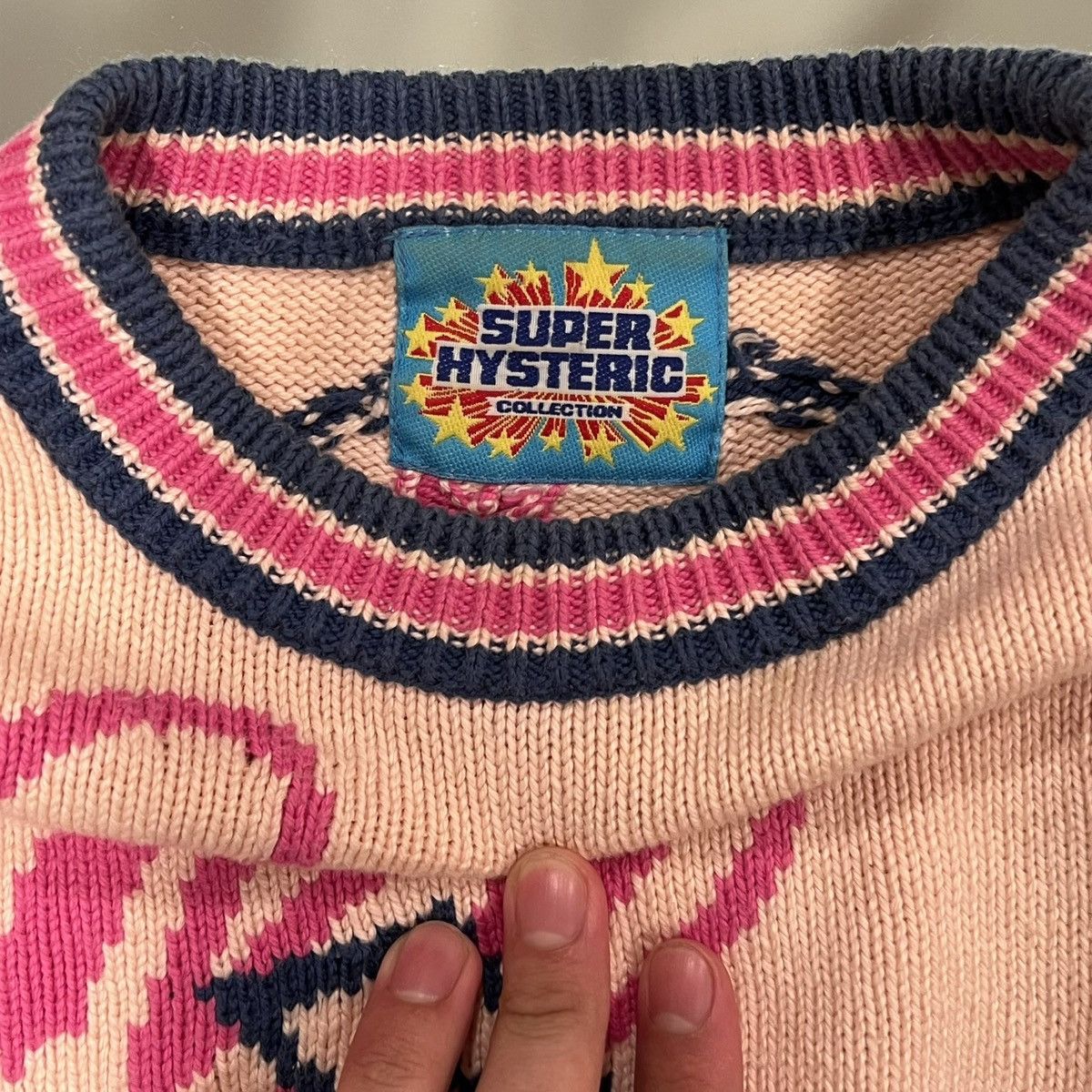 Hysteric Glamour Hysteric Glamour Bunny Scrawl Sweater Size XS / US 0-2 / IT 36-38 - 3 Thumbnail