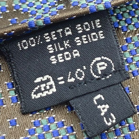 Ermenegildo Zegna Ermenegildo Zegna Geometric Pattern Men’s Tie Size ONE SIZE - 6 Thumbnail