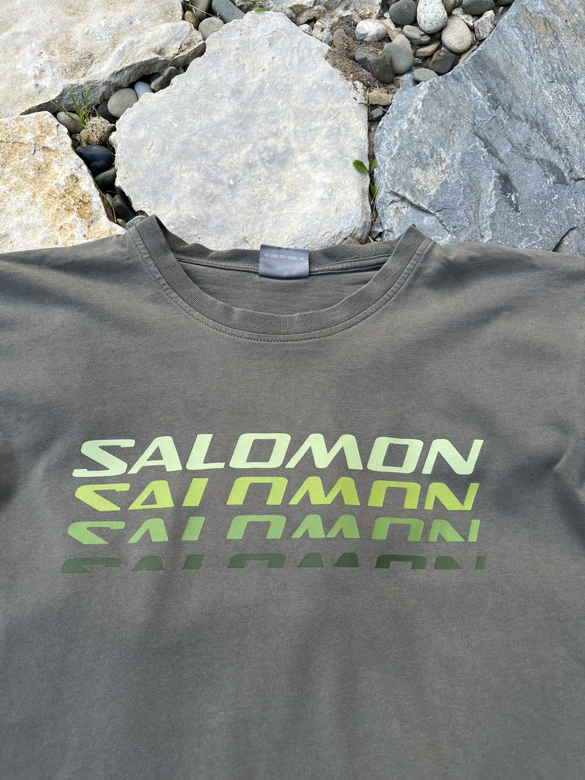 Salomon × Vintage Salomon vintage y2k outdoor big logo shadow tee t-shirt Size US L / EU 52-54 / 3 - 3 Thumbnail