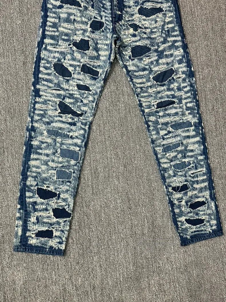 Givenchy Givenchy SizeXL Ripped Slim Fit Denim Jeans for Men - Mid B Size US 29 - 3 Thumbnail