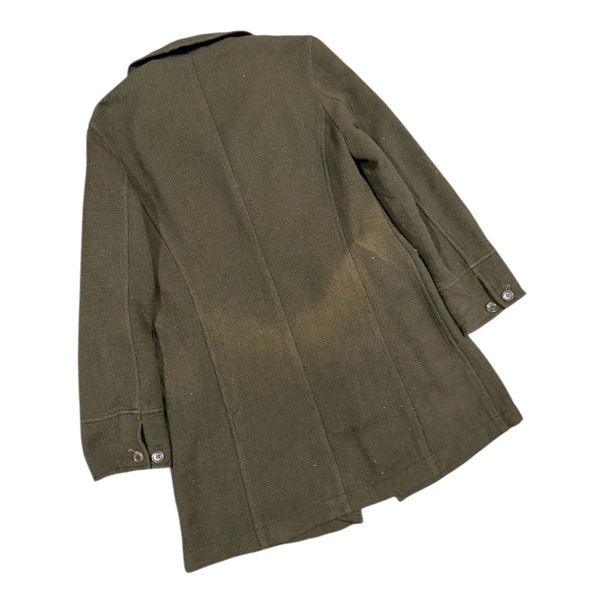 If Six Was Nine Vtg🔥Qua-Drille Salt & papper Buttoned Trench Coat Jacket Size US M / EU 48-50 / 2 - 11 Thumbnail