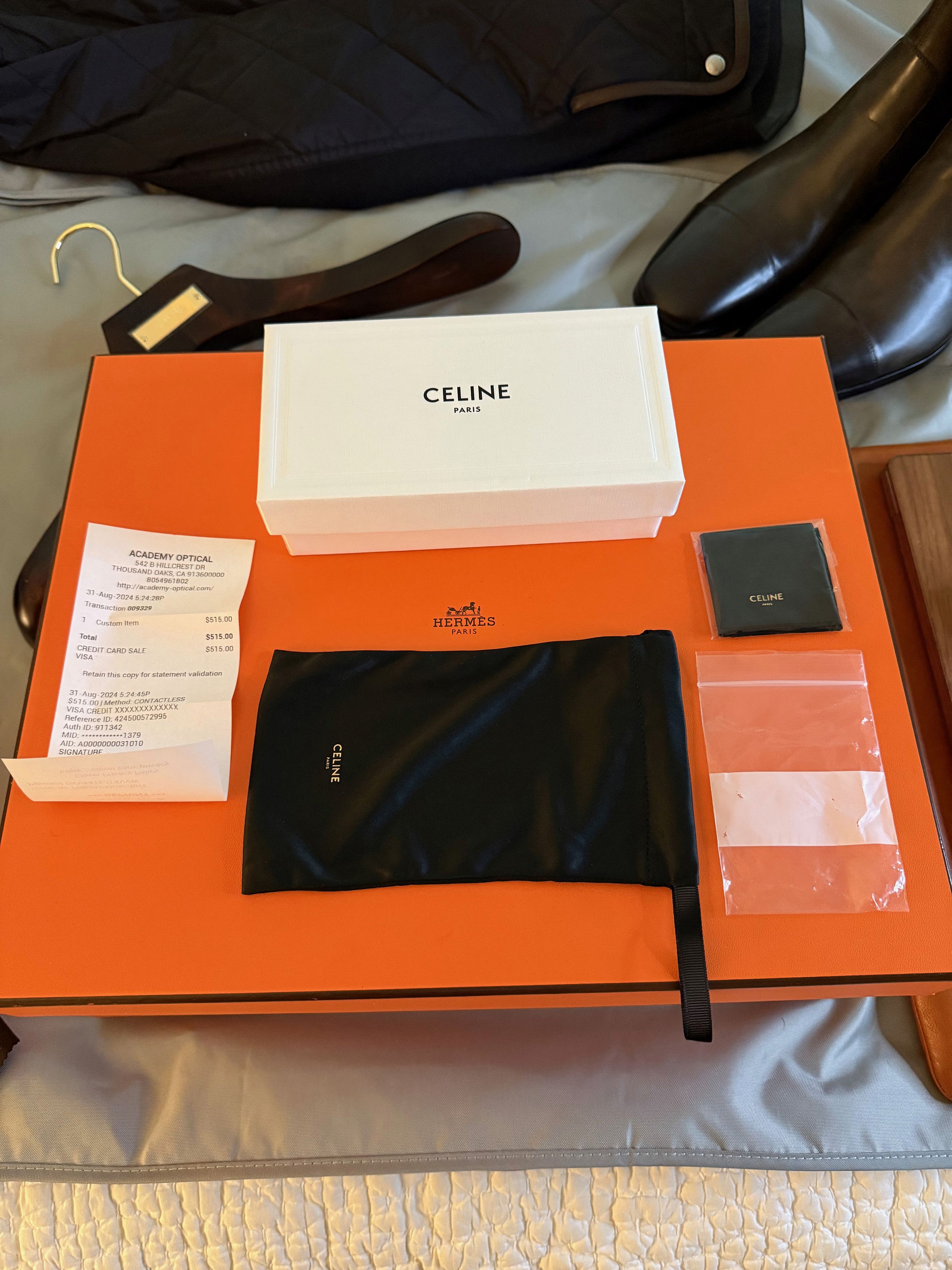 Celine Coveted Effortless Cool NEW $515 w/tax CELINE Tinted Acetate Size ONE SIZE - 8 Thumbnail