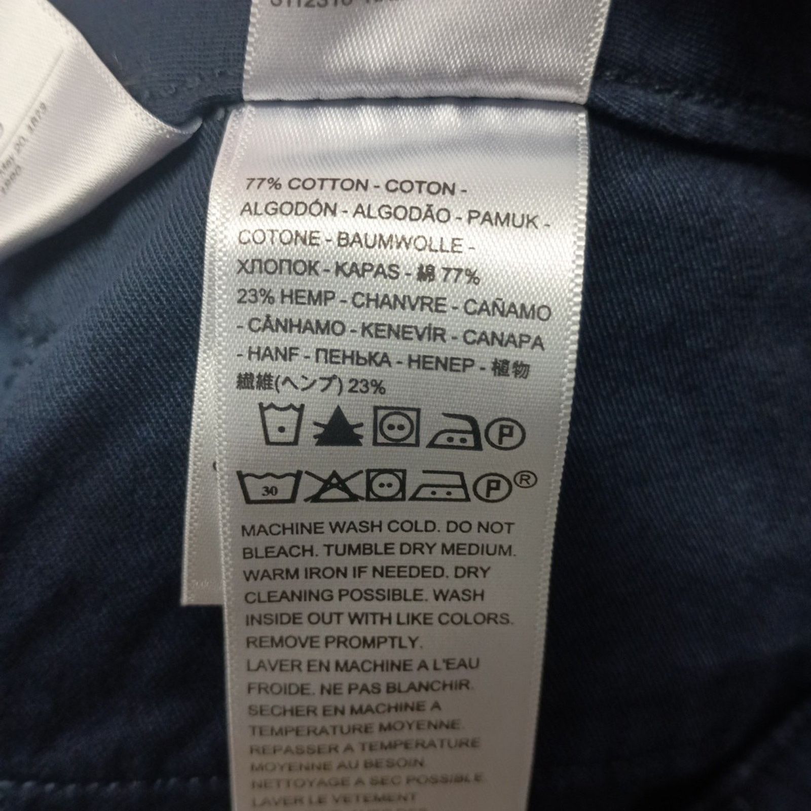 Dockers Dockers Chino Tapered Fit Pants Mens Size 36x29 Blue Pleated Size US 36 / EU 52 - 5 Thumbnail