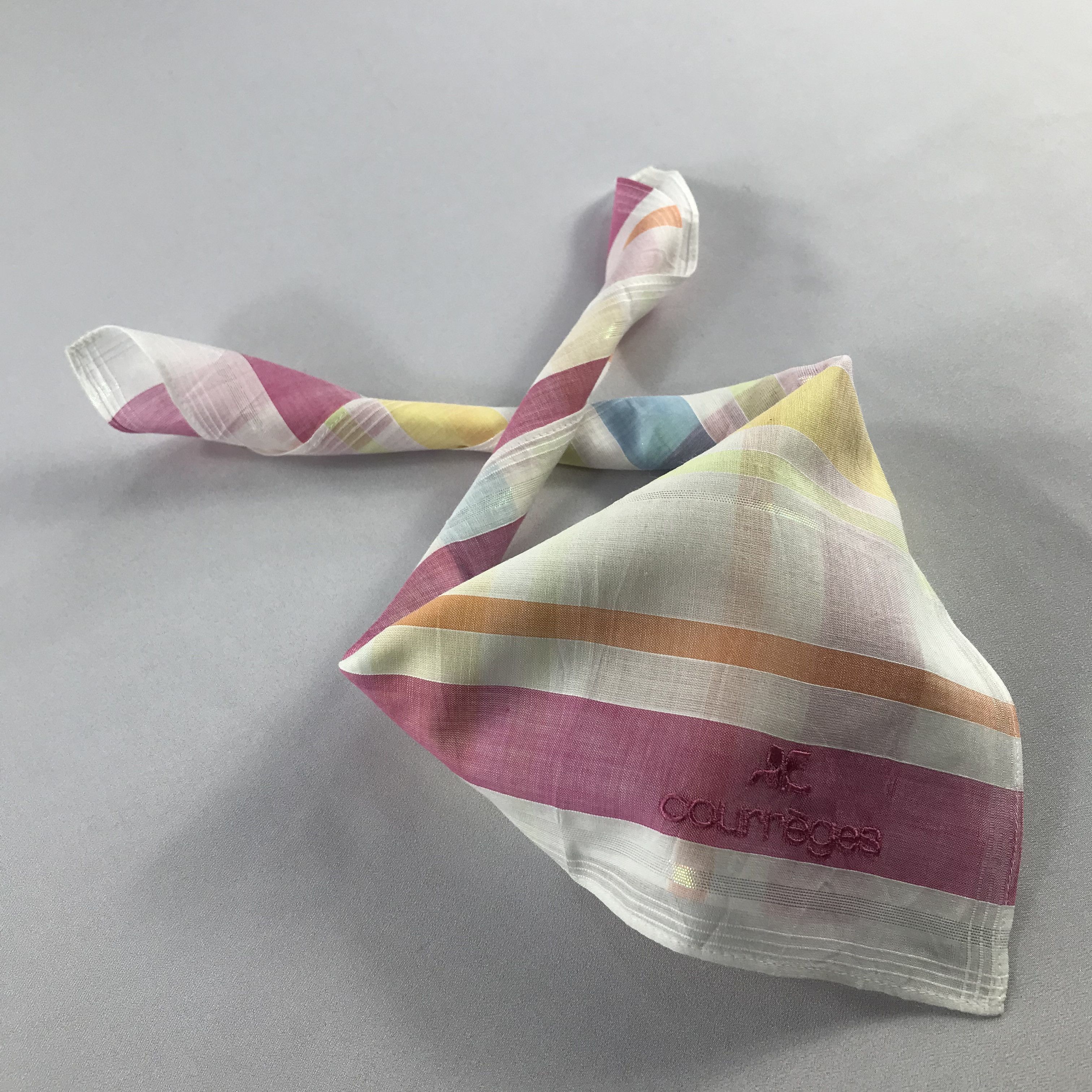 Courreges Courreges Handkerchief / Bandana / Neckerchief C603 Size ONE SIZE - 2 Thumbnail