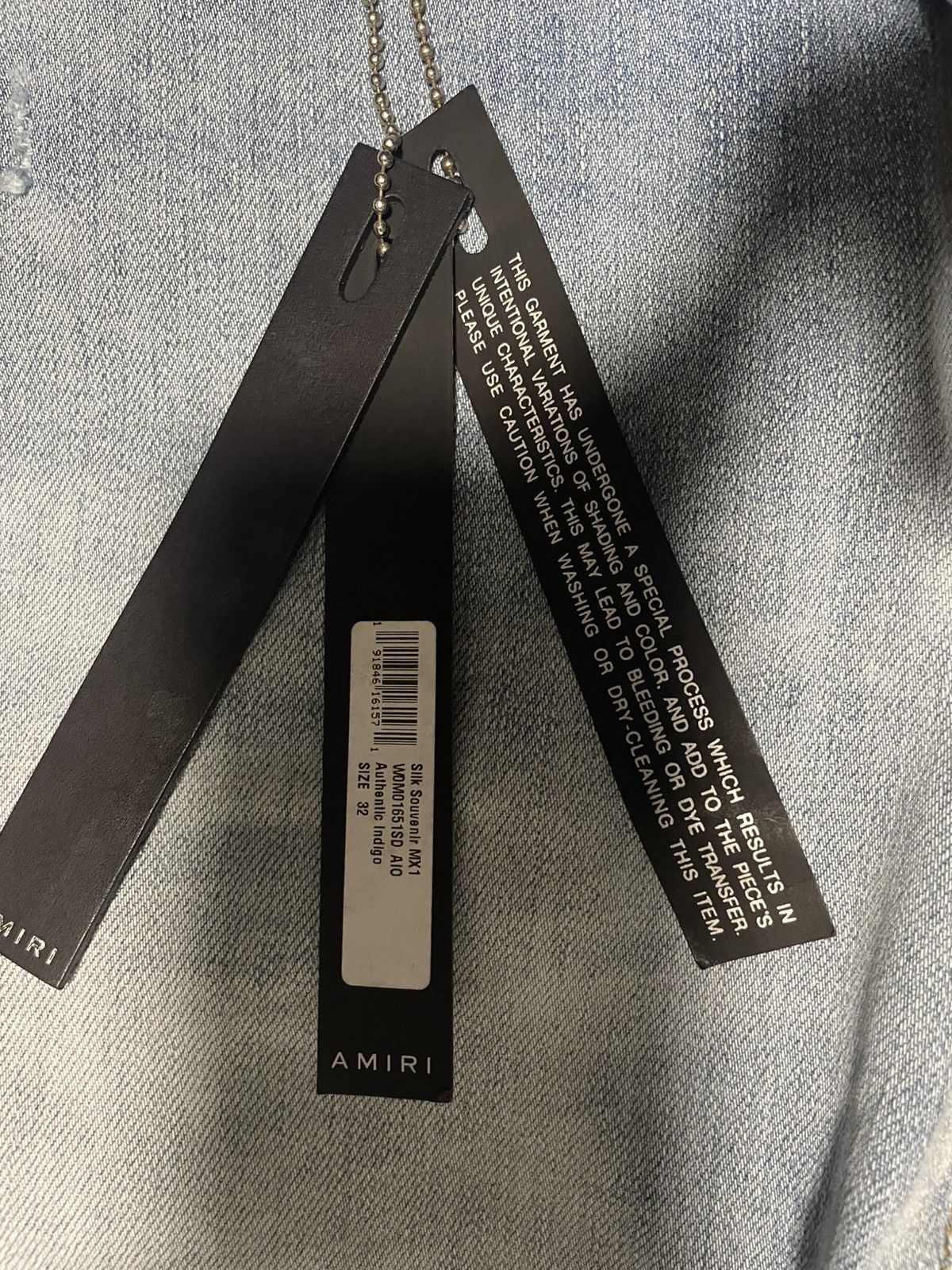 Amiri Amiri/Silk Souv0nlr MX1 Size US 32 / EU 48 - 4 Thumbnail