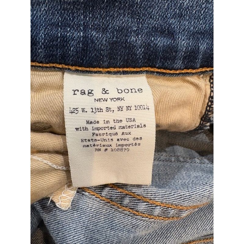 Rag & Bone Rag & Bone Low-Rise 5-Pocket Straight Leg “Elgin” Jeans Size 25" / US 0 / IT 36 - 9 Thumbnail