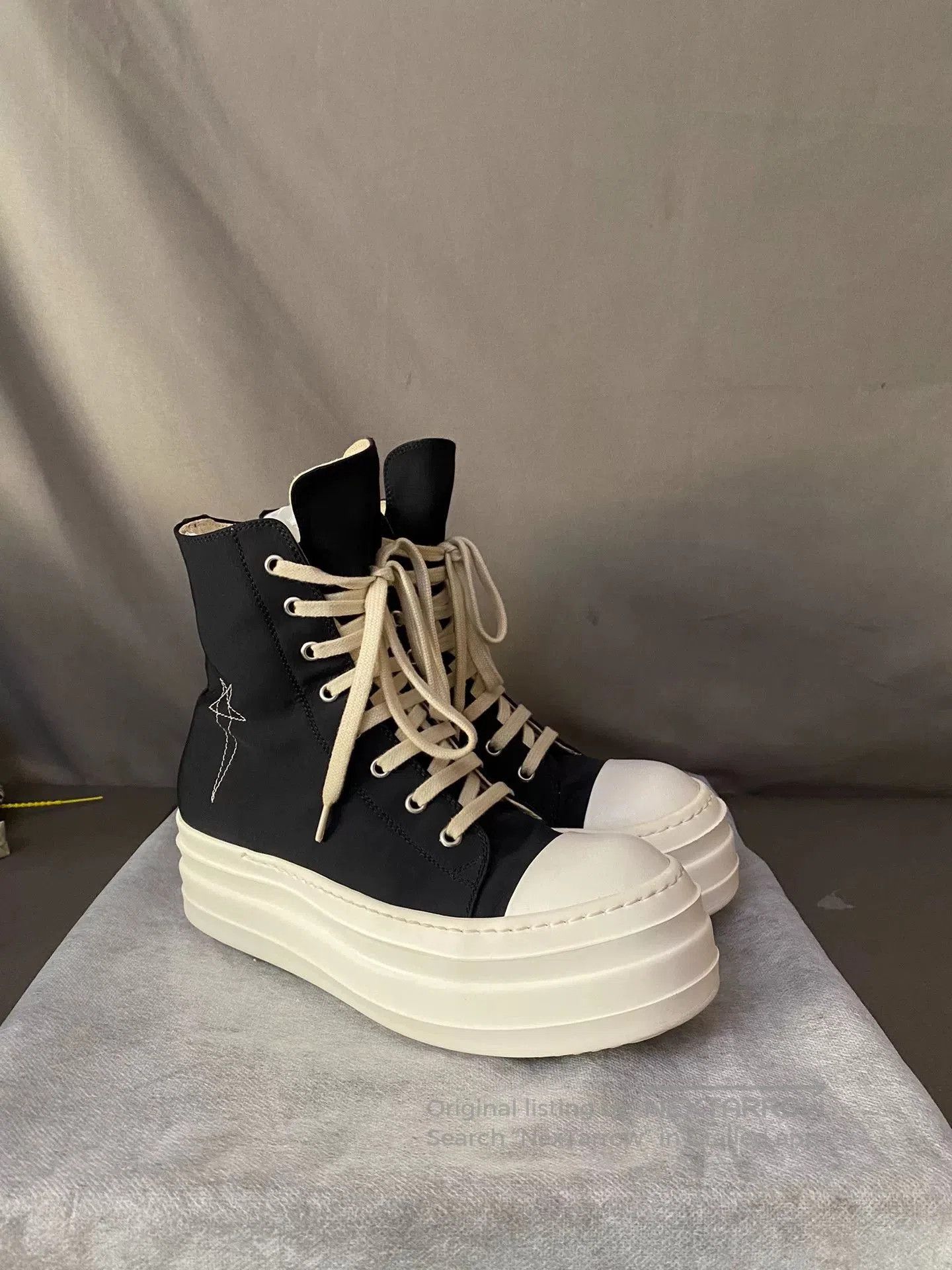 Rick Owens rick owens thick sole high top sneakers. Size US 6 / EU 39 - 3 Thumbnail