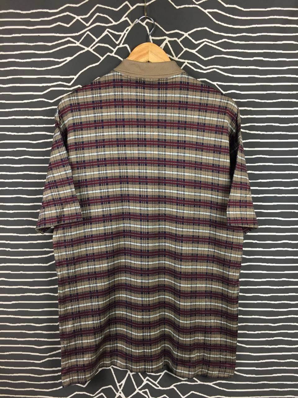 Etienne Aigner Vtg Aigner Made In Italy Retro Preppy Patterned Polo Shirt Size US L / EU 52-54 / 3 - 2 Thumbnail