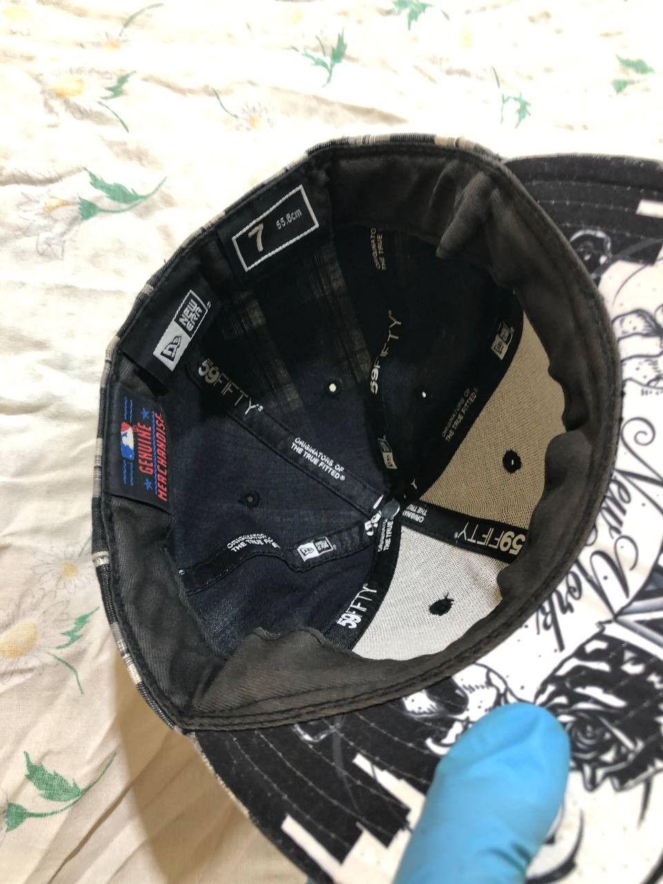 New Era Retro New Era New York NY Yankees Plaid Fitted Hat Size ONE SIZE - 13 Thumbnail