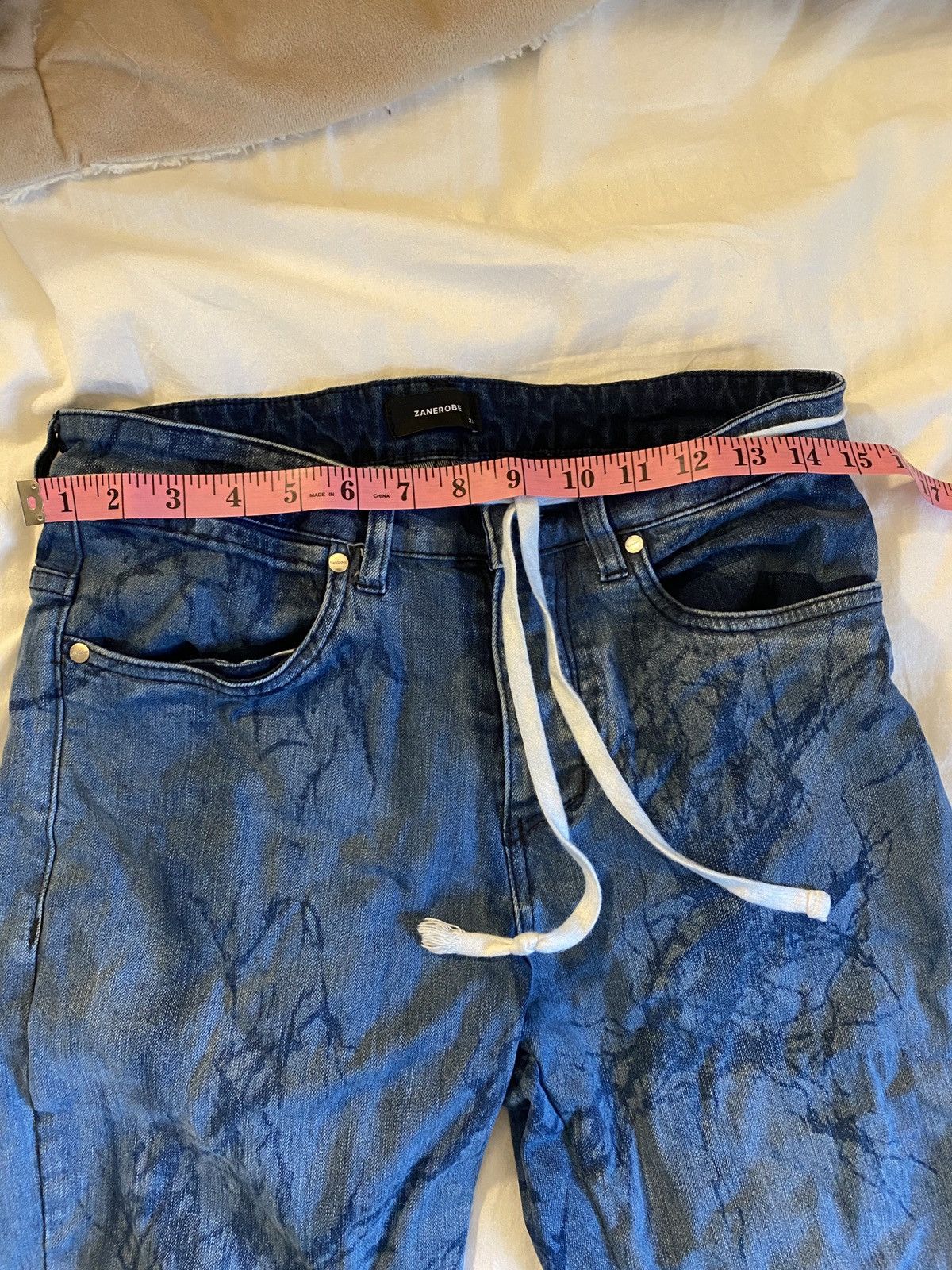 Zanerobe Zanerobe Marbled Denim Jeans Size US 30 / EU 46 - 4 Thumbnail