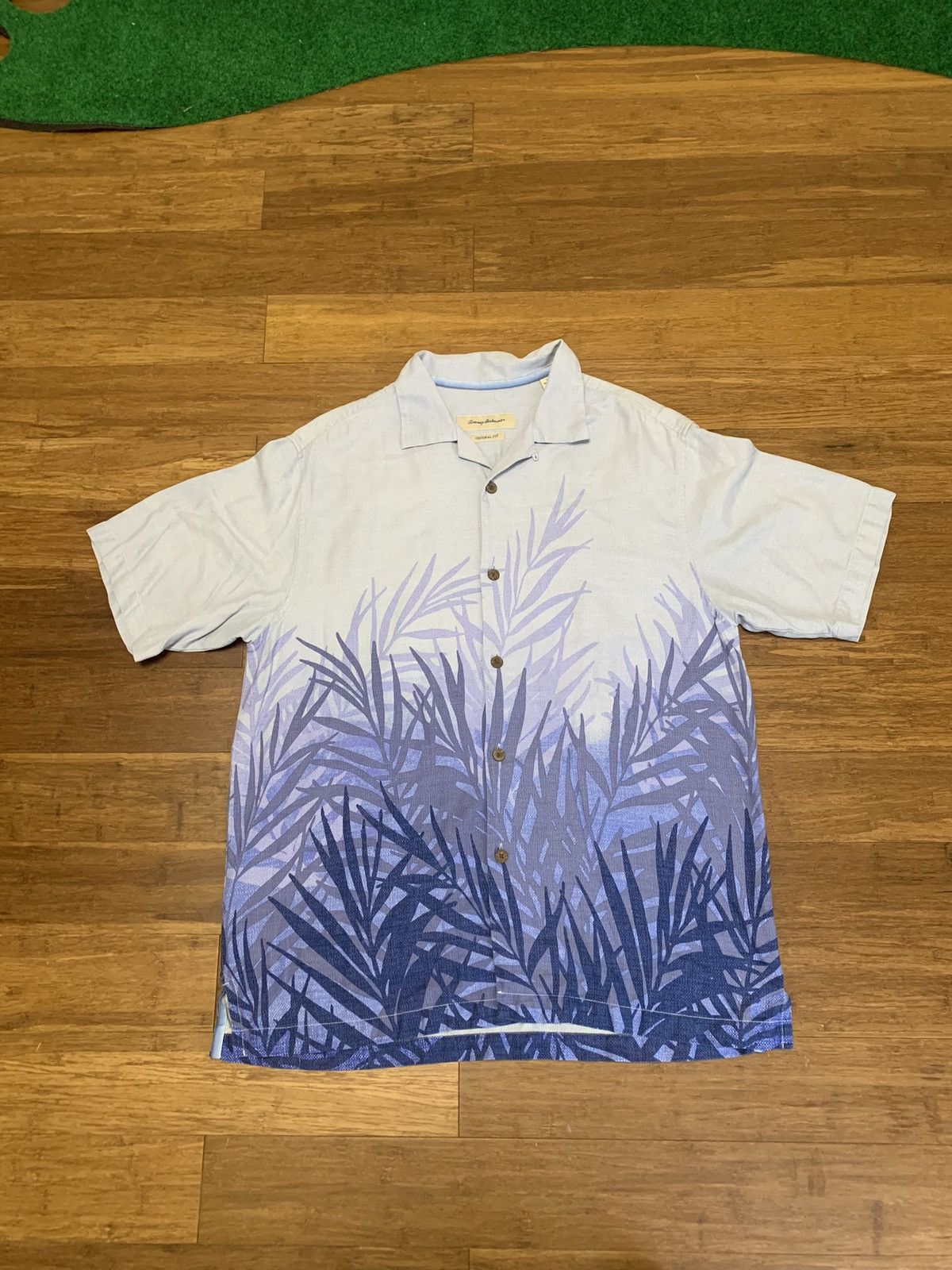 Designer × Tommy Bahama Tommy Bahama Floral Button Up 100% Silk Shirt Size US M / EU 48-50 / 2 - 1 Thumbnail
