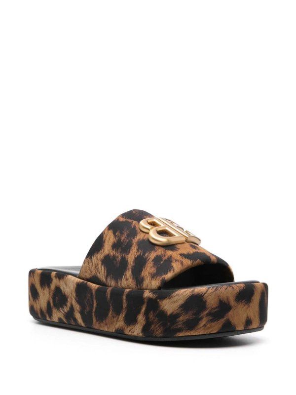 Givenchy o1s1wg110326 Rise BB Sandals Leopard Print in Leopard Size US 8 / IT 38 - 4 Thumbnail