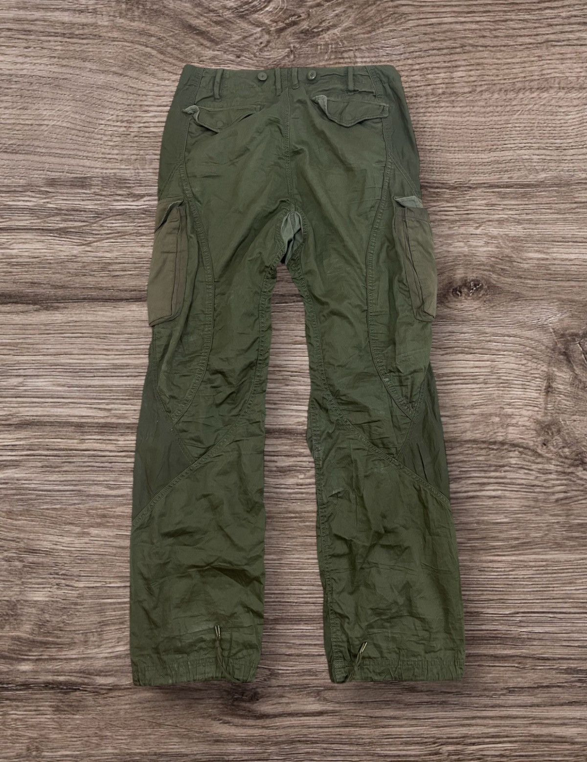 Japanese Brand 💸BINDING OFFER💸 G.O.A Suspender Flared Cargo Pants Size US 32 / EU 48 - 4 Thumbnail