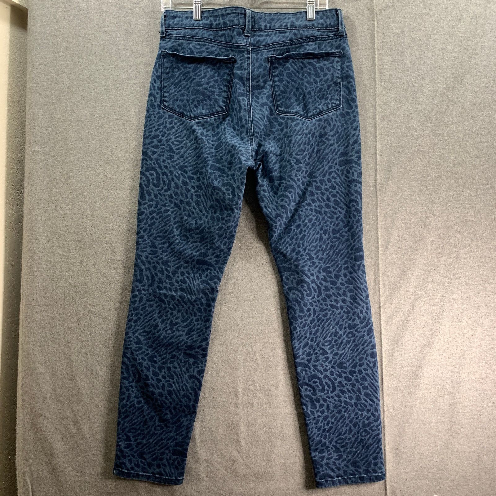 Other NYDJ Jeans Women Size 12 Leopard Print Blue Jeans Size 34" / US 12 / IT 48 - 2 Thumbnail
