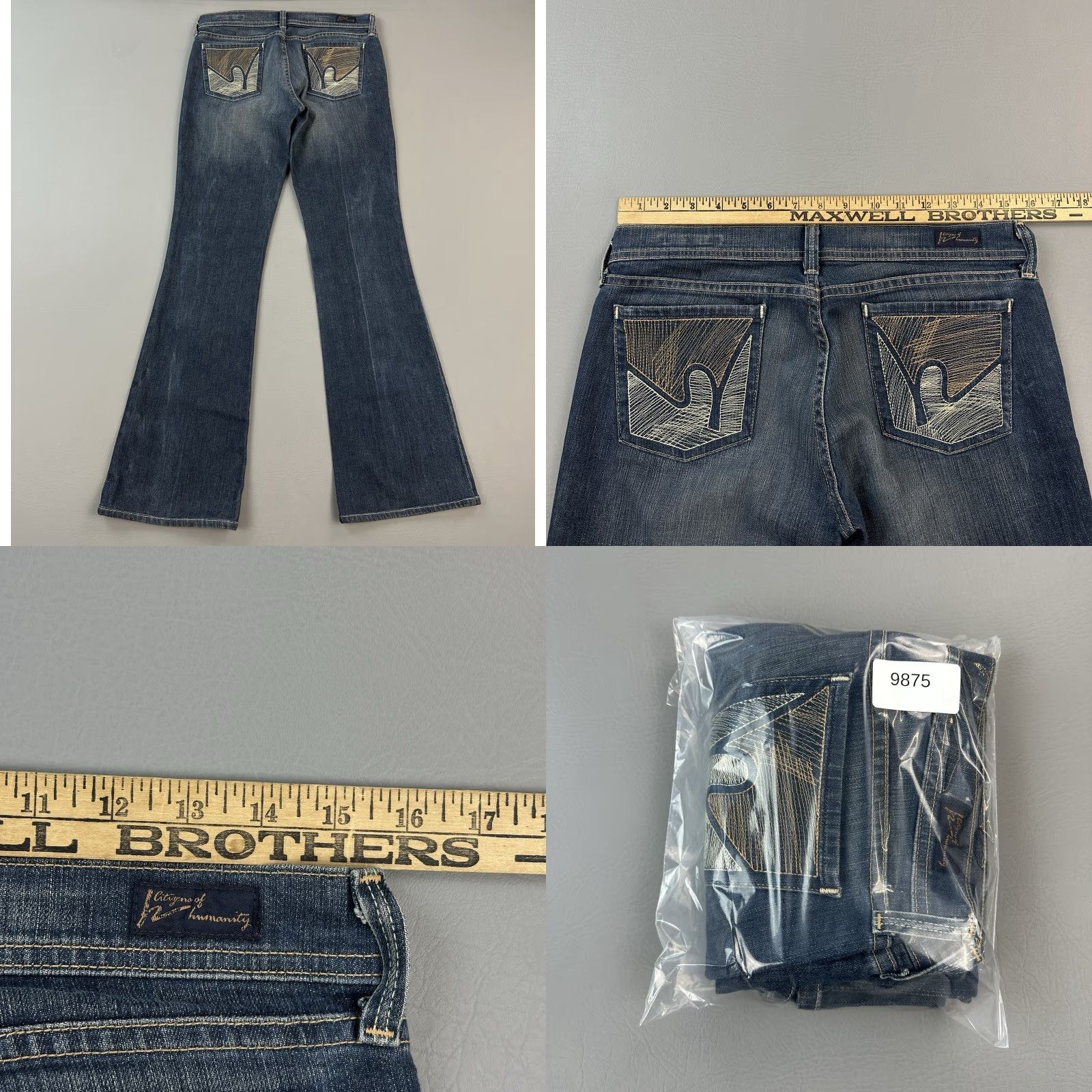 Citizens Of Humanity VINTAGE Citizens of Humanity Jeans Women’s 30 Flare Bootcut Paloma Stretch Y2K Size 30" / US 8 / IT 44 - 9 Thumbnail