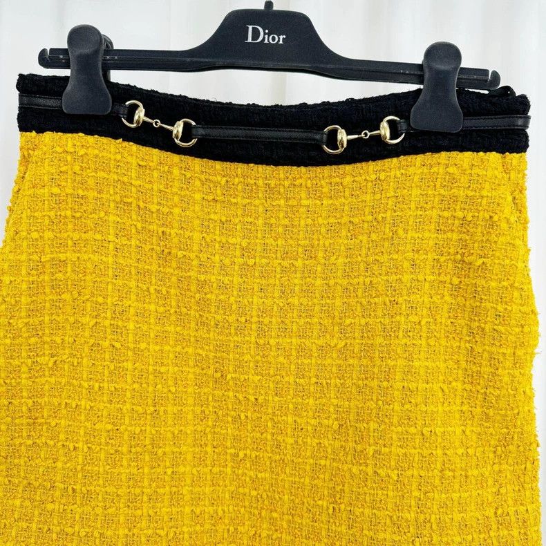 Gucci Gucci Horse buckle braided skirt Size 27" / US 4 / IT 40 - 3 Thumbnail