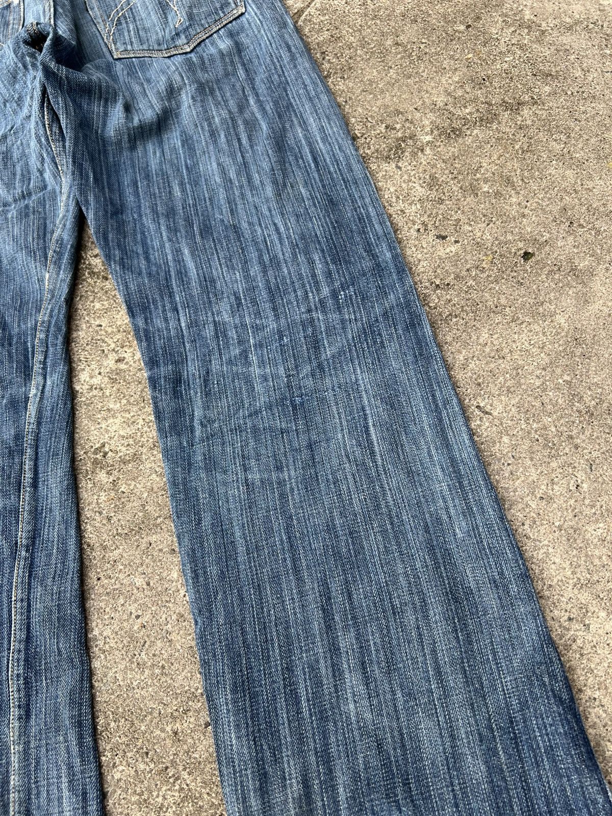 If Six Was Nine Vintage Sugar Canes Selvedge Honolulu Hawaii Distress Jean Size US 30 / EU 46 - 20 Thumbnail