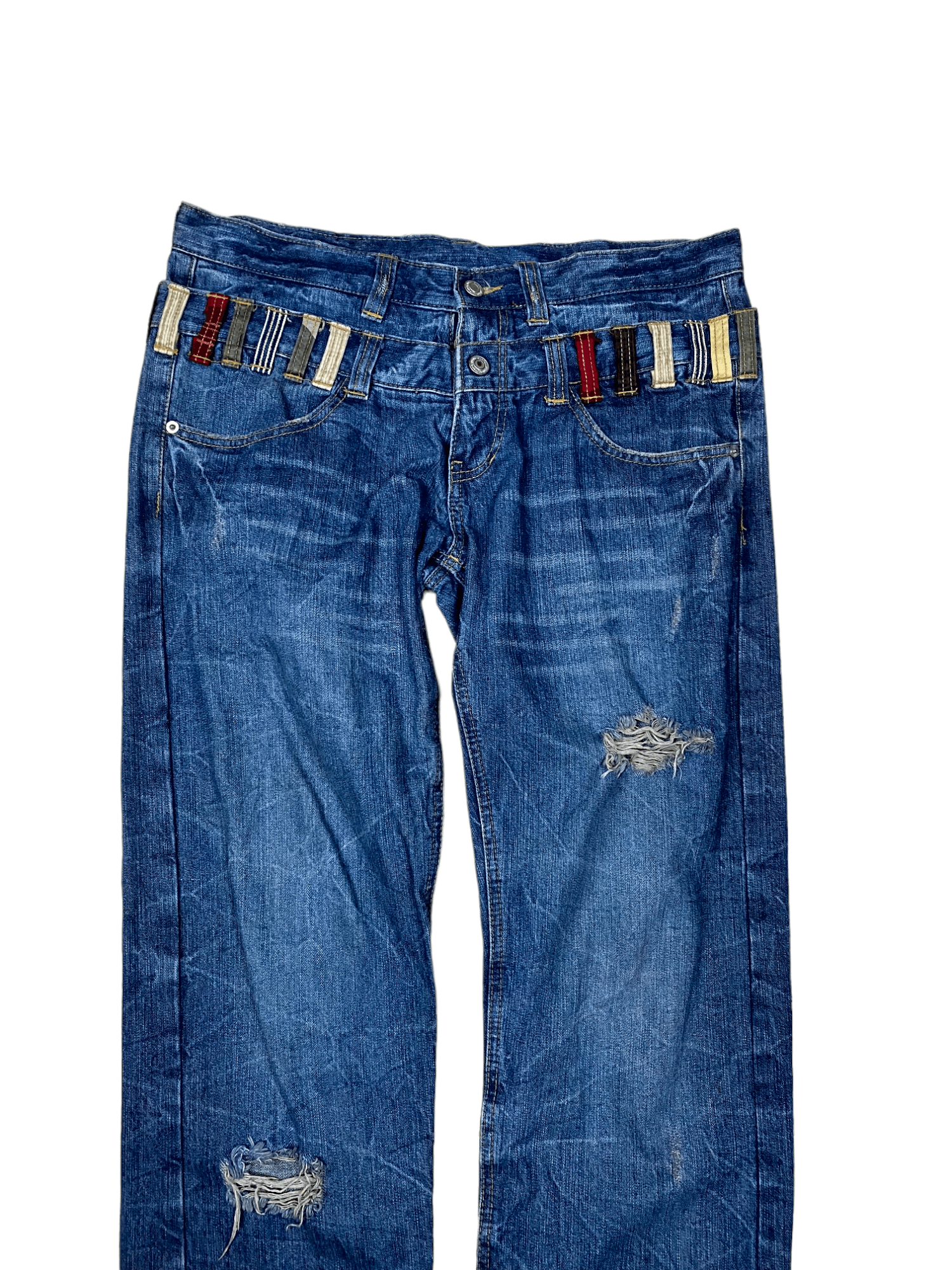 Japanese Brand × Vintage 🔥Vintage Denim Double Waist Japan 🔥 Size US 34 / EU 50 - 4 Thumbnail