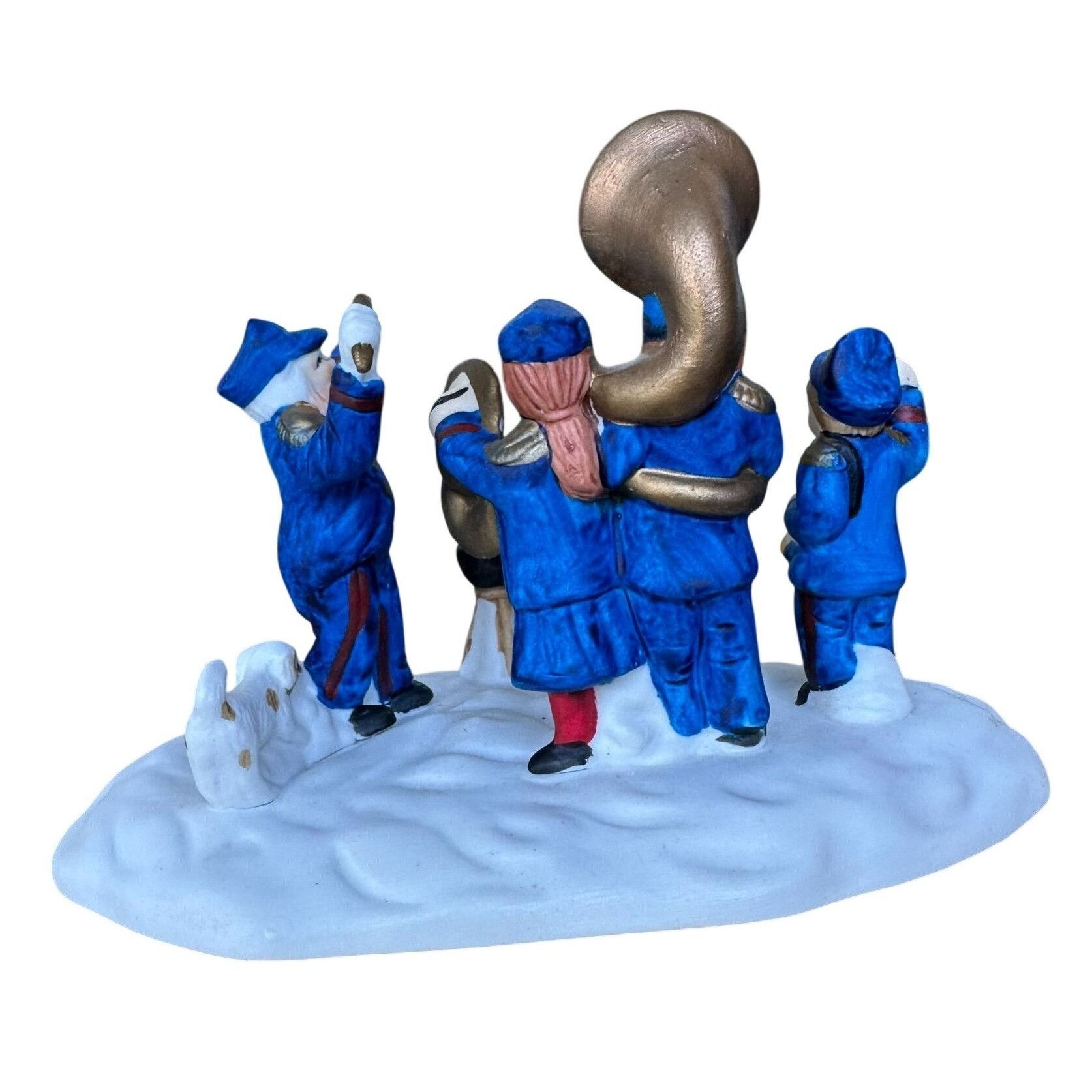 Vintage VTG Porcelain Band Conductor Puppy Figurine Please Give Chr Size ONE SIZE - 7 Thumbnail