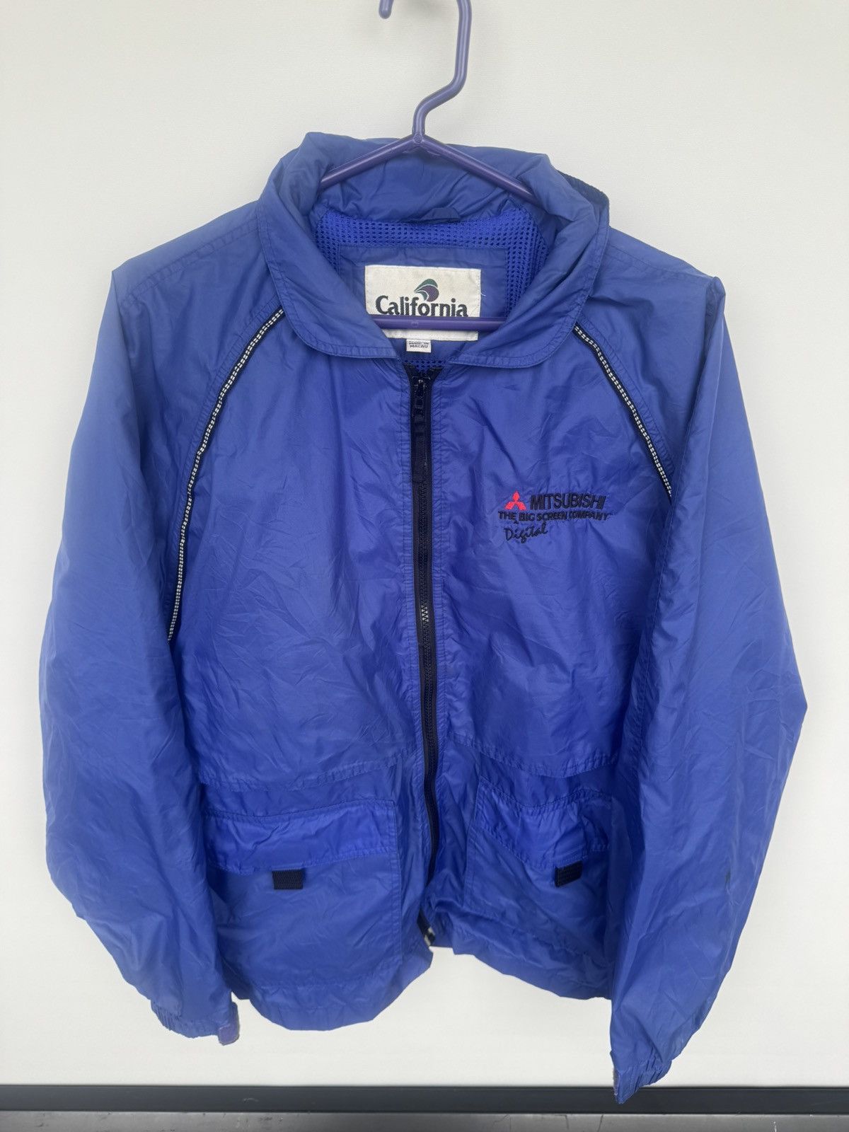 Other Mitsubishi blue rain jacket Size US M / EU 48-50 / 2 - 1 Thumbnail