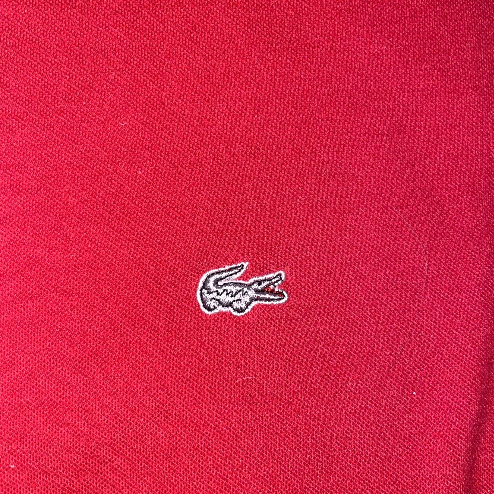Lacoste VINTAGE Lacoste Polo Shirt Mens Red Size 6 Classic Made In France Polo Size US S / EU 44-46 / 1 - 2 Thumbnail