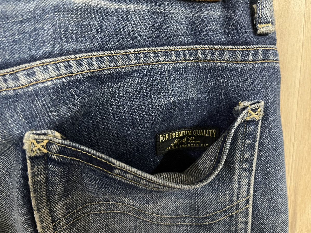 Lee × Vintage Vintage Lee Jeans 🇯🇵 Denim W35 L42 Distressed Selvedge Size US 35 - 13 Thumbnail