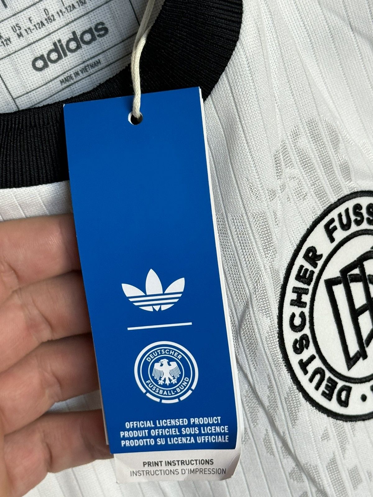 Adidas KIDS New Germany Anniversary 125 Wirtz Football Jersey Size US XS / EU 42 / 0 - 11 Thumbnail