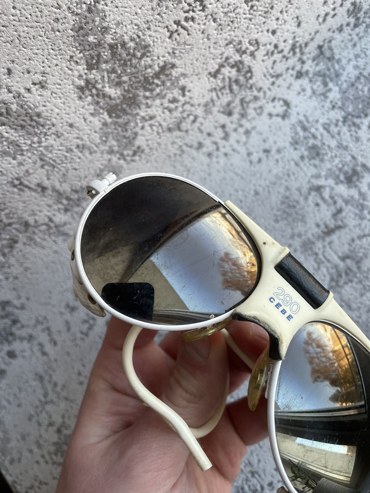 Vintage Rare Cebe 290 Vintage W. Cecchinel Leather Sunglasses Size ONE SIZE - 8 Thumbnail