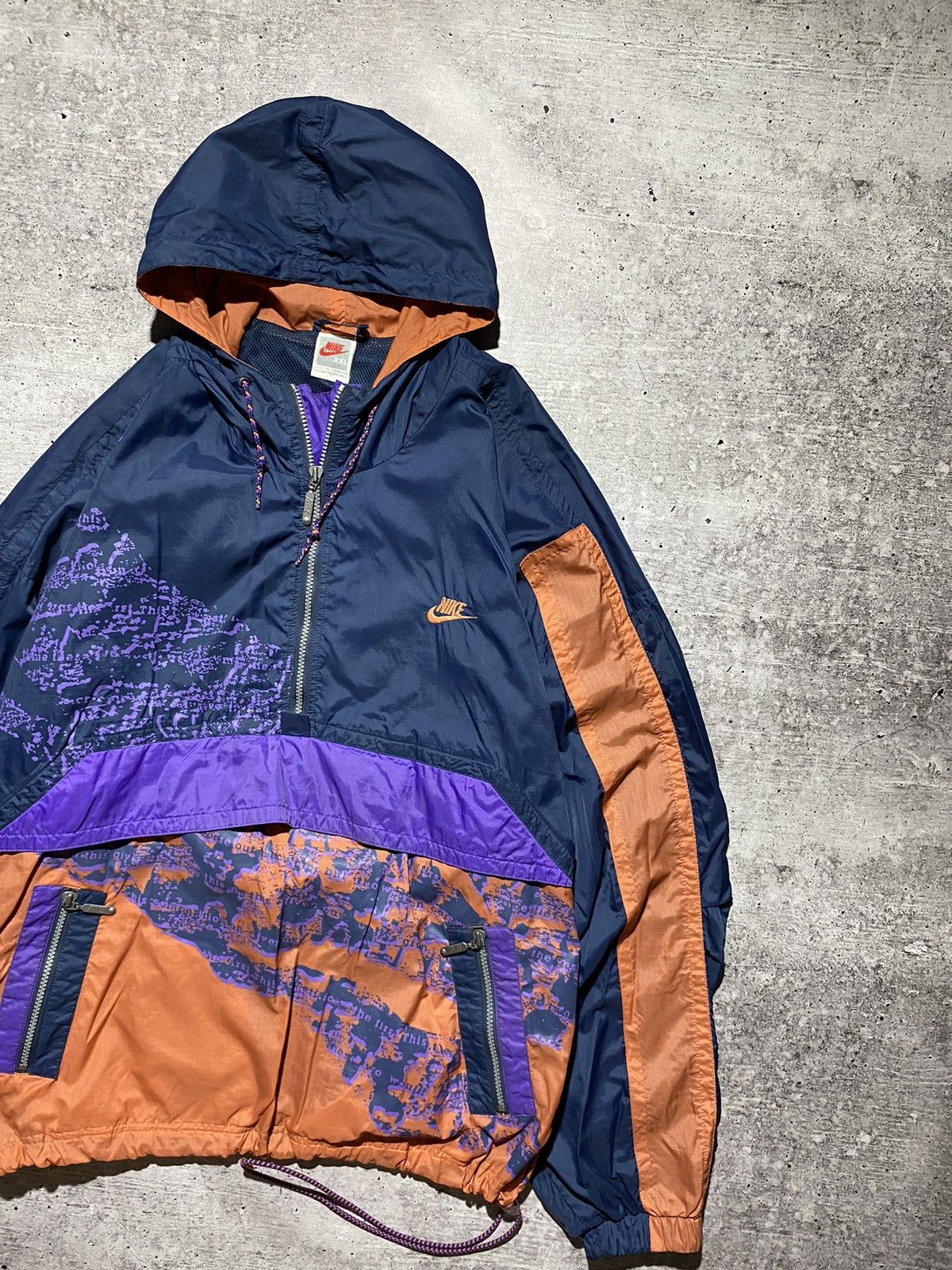 Nike × Vintage Nike Vintage Anorak Jacket Size US XL / EU 56 / 4 - 5 Thumbnail