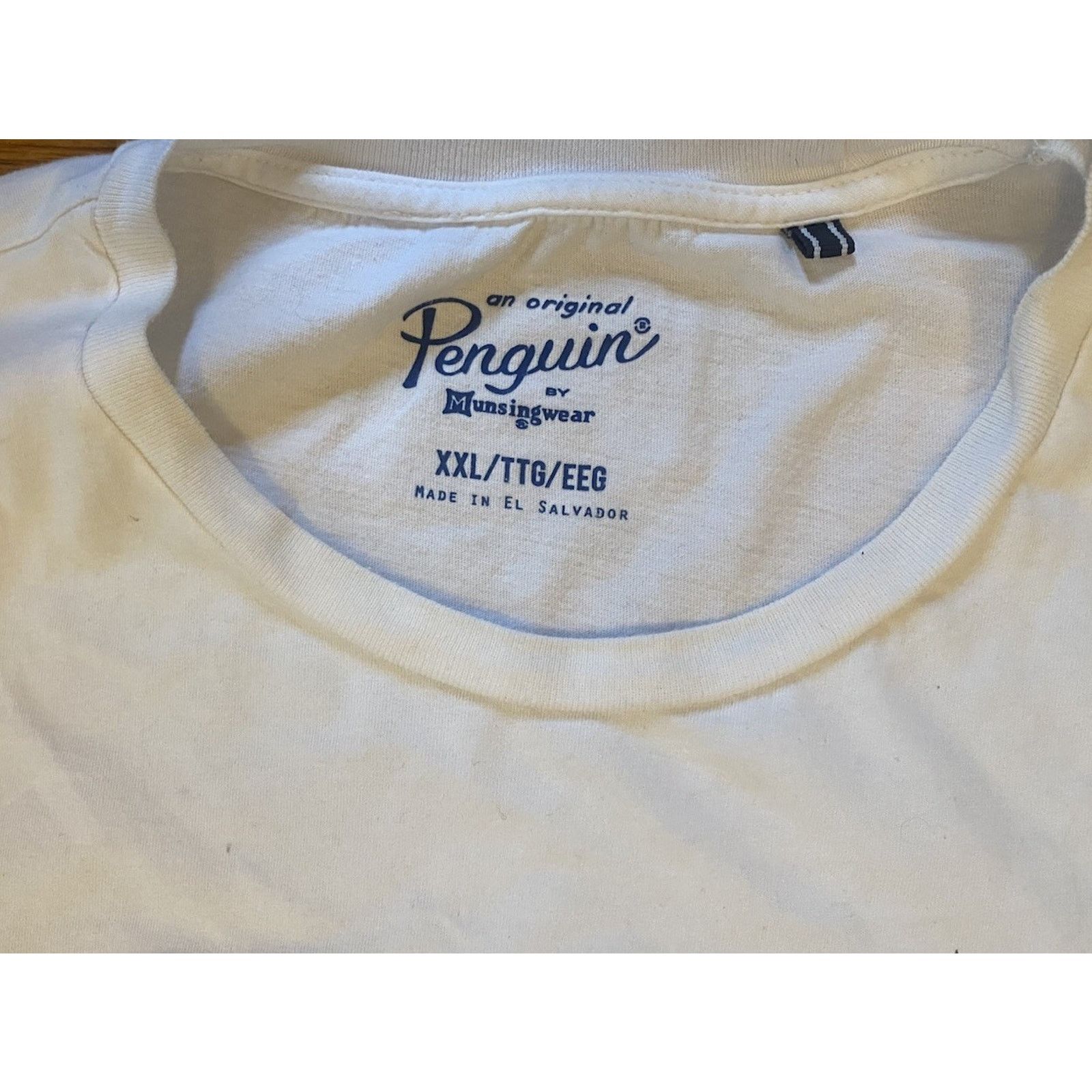Original Penguin Original Penguin Men's Neon Pete T-Shirt White XXL Size US XXL / EU 58 / 5 - 3 Thumbnail
