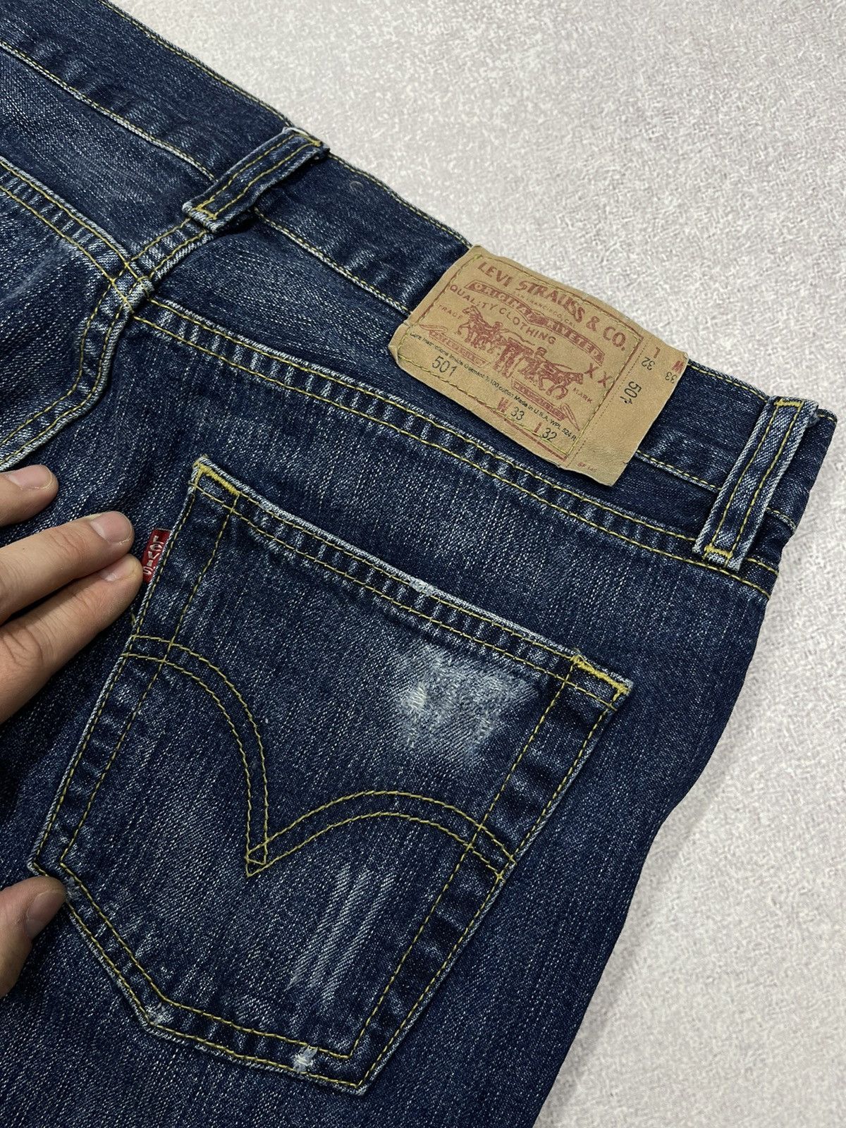 Levi's × Levi's Vintage Clothing × Vintage Vintage Levis 501 Denim Jeans Blue Made in USA Y2K Size US 32 / EU 48 - 4 Thumbnail
