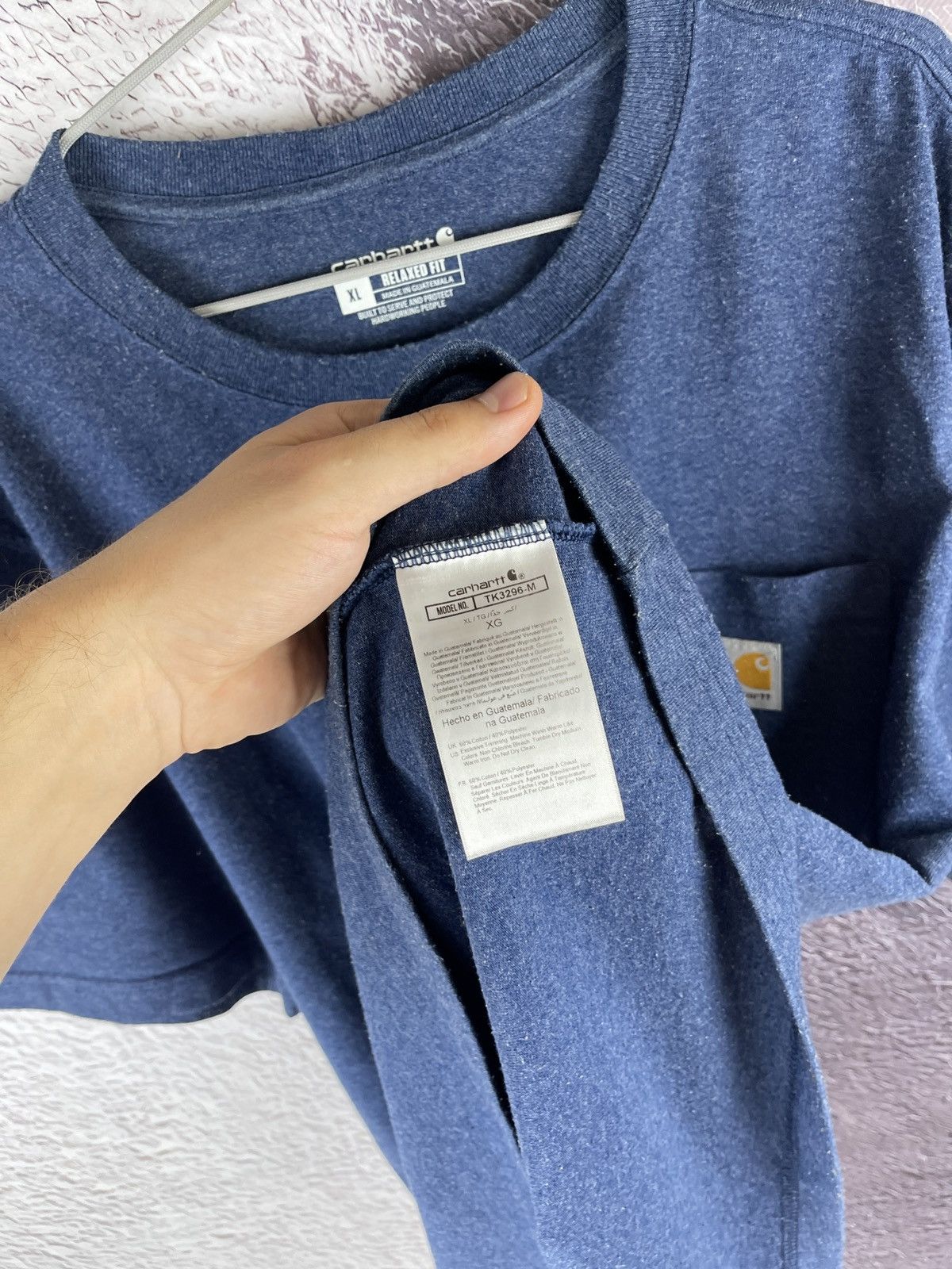 Carhartt Carhartt Relaxed Fit pocket logo oversized tee shirt Size US XL / EU 56 / 4 - 12 Thumbnail