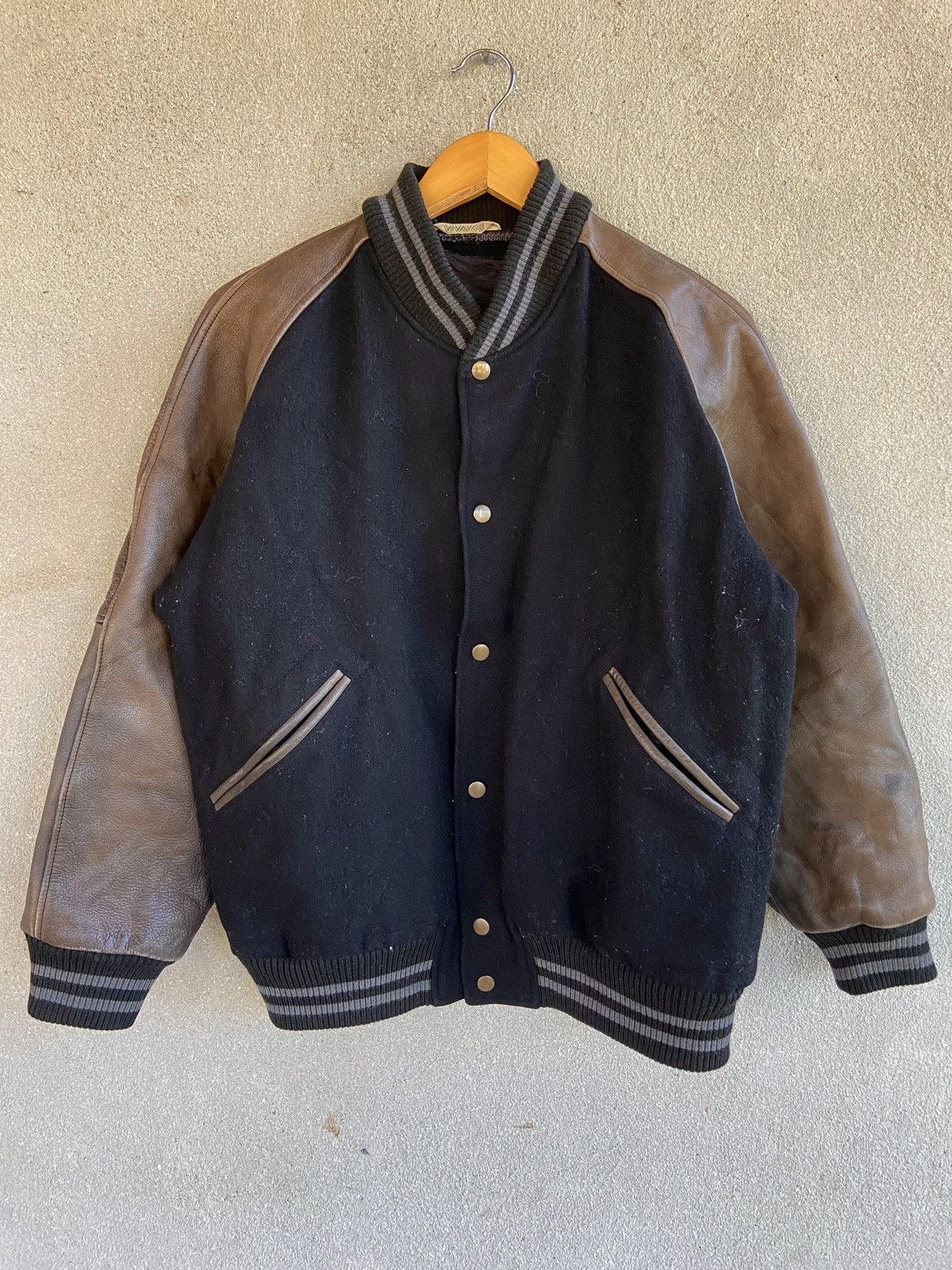 Vintage Vintage 80s Vivayou varsity jacket Size US M / EU 48-50 / 2 - 2 Thumbnail