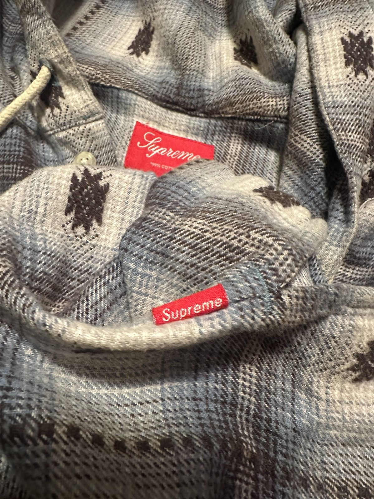 Supreme F/W14 Shadow Plaid Flannel Size US S / EU 44-46 / 1 - 7 Thumbnail