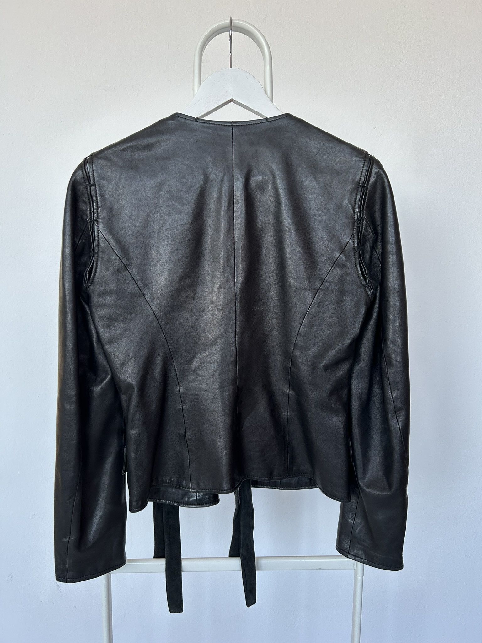 Yves Saint Laurent YSL Rive Gauche Tom Ford era leather jacket Size M / US 6-8 / IT 42-44 - 2 Thumbnail