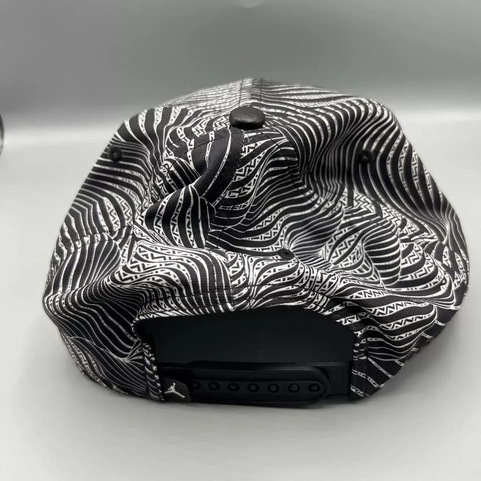 Jordan Brand Air Jordan Hat Men Wave Pattern Embroidered Logo Snap Back Size ONE SIZE - 6 Thumbnail