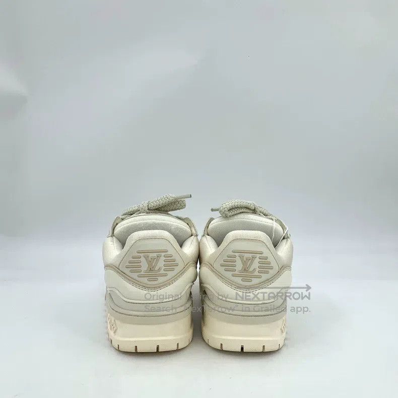 Louis Vuitton Louis Vuitton Trainer Maxi white lace-up platform sneaker Size US 5 / EU 37 - 4 Thumbnail