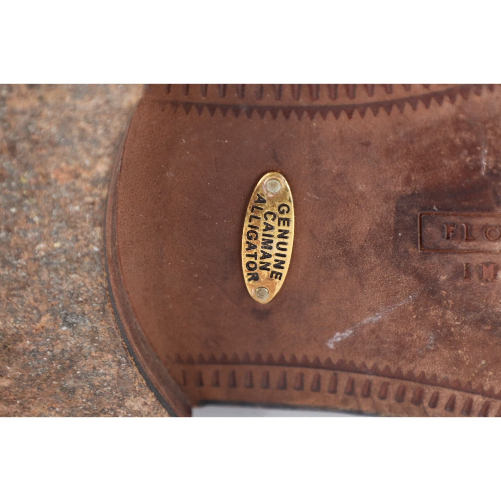 Florsheim Florsheim Imperial Caiman Alligator Leather Cap Shoes Size US 11.5 / EU 44-45 - 10 Thumbnail