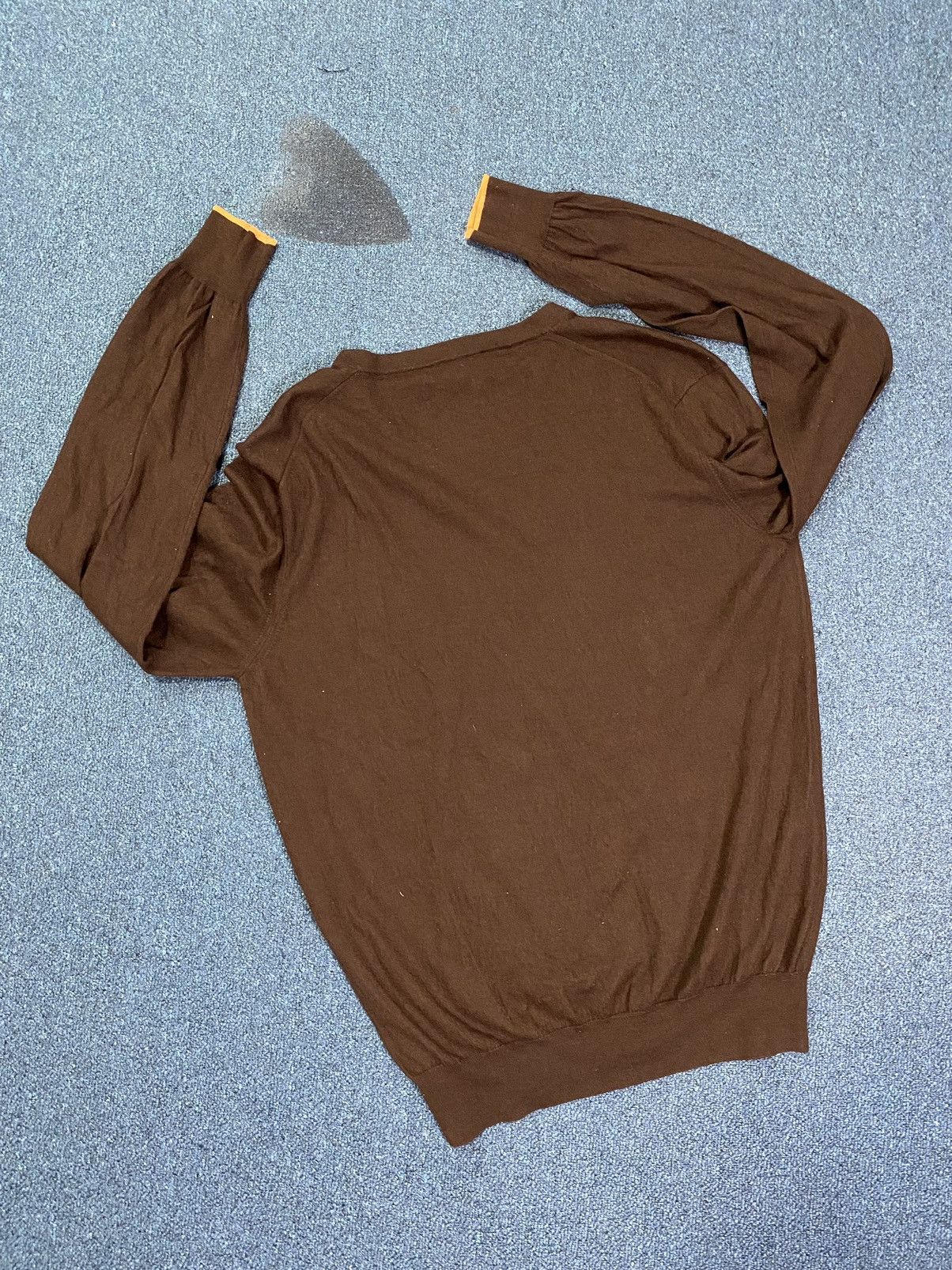 Hermes Hermes Cashmere V-Neck Size US L / EU 52-54 / 3 - 2 Thumbnail