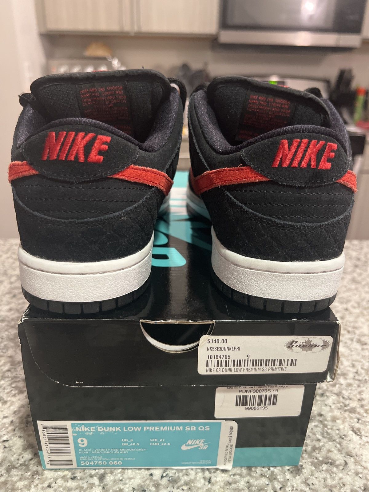 Primitive Nike Dunk SB Paul Rodriguez Size US 9 / EU 42 - 4 Thumbnail