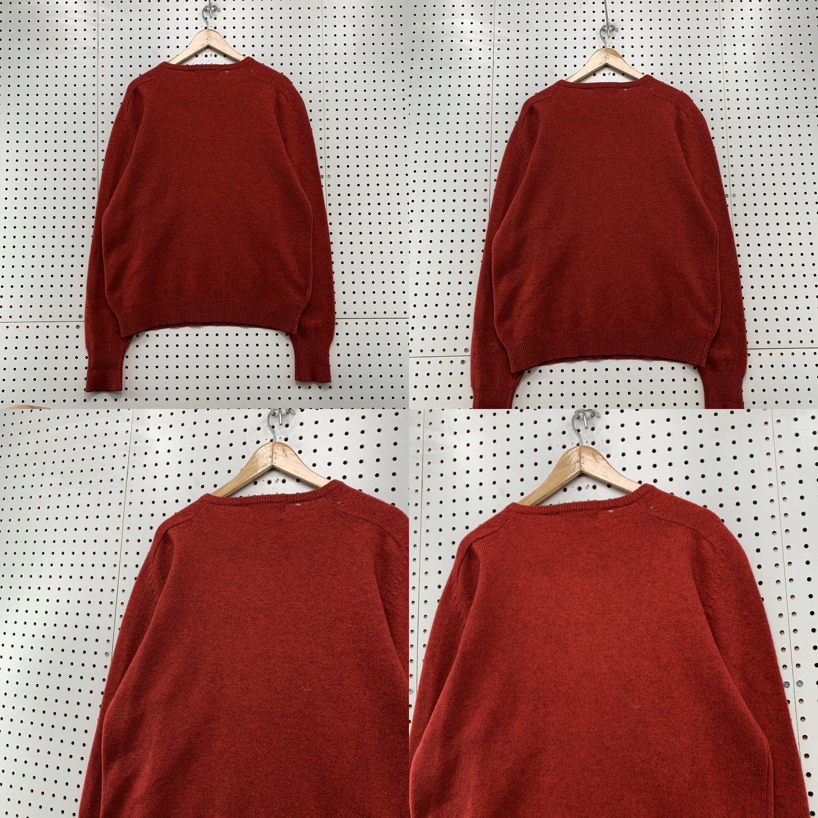 Vintage Vintage Carson Pirie Scott Sweater Mens XL Red V Neck Long Sleeve Wool 23x27 Size US XL / EU 56 / 4 - 8 Thumbnail
