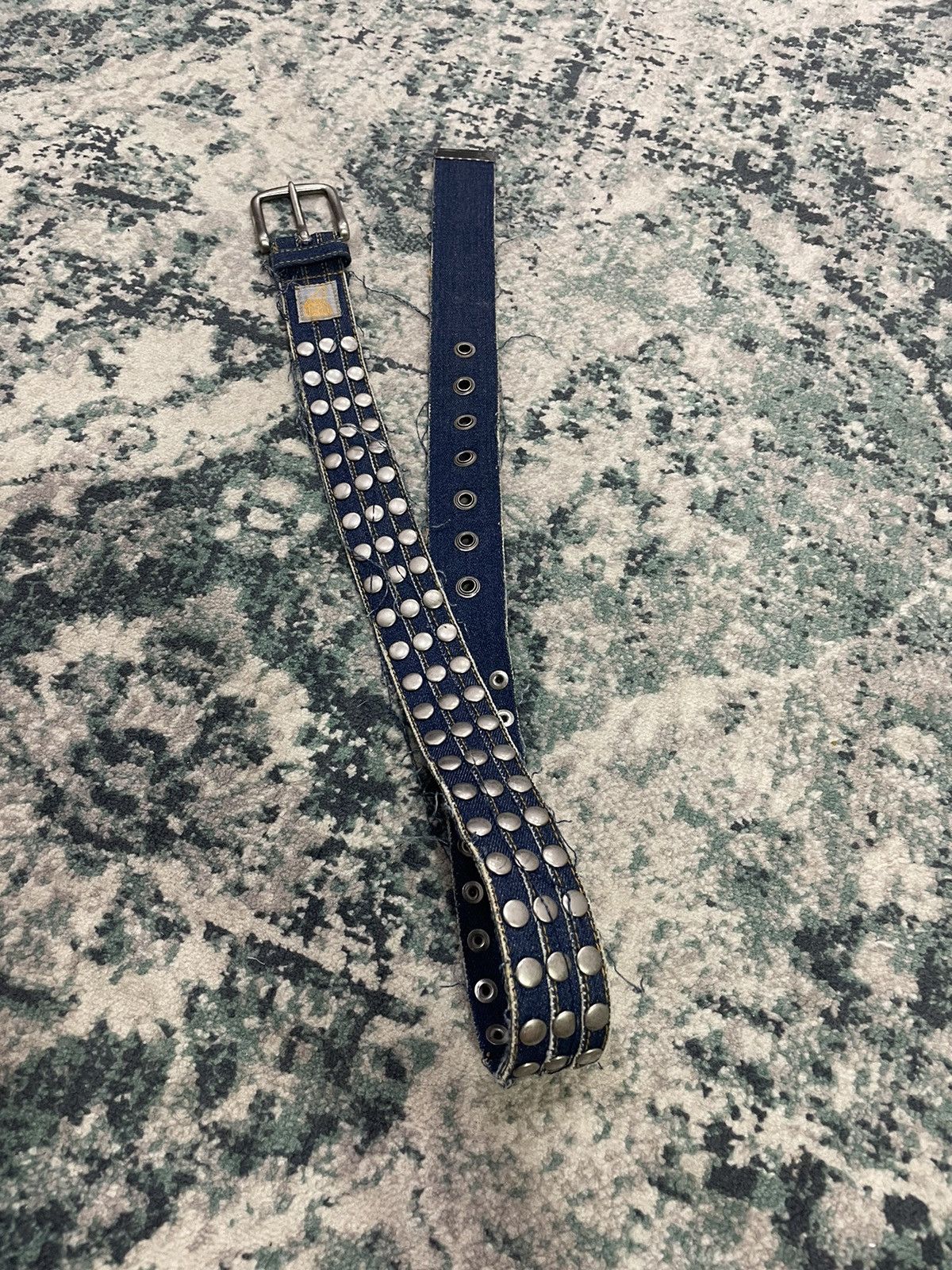 Hysteric Glamour Bad Boy Denime Studded Belt Size ONE SIZE - 1 Thumbnail