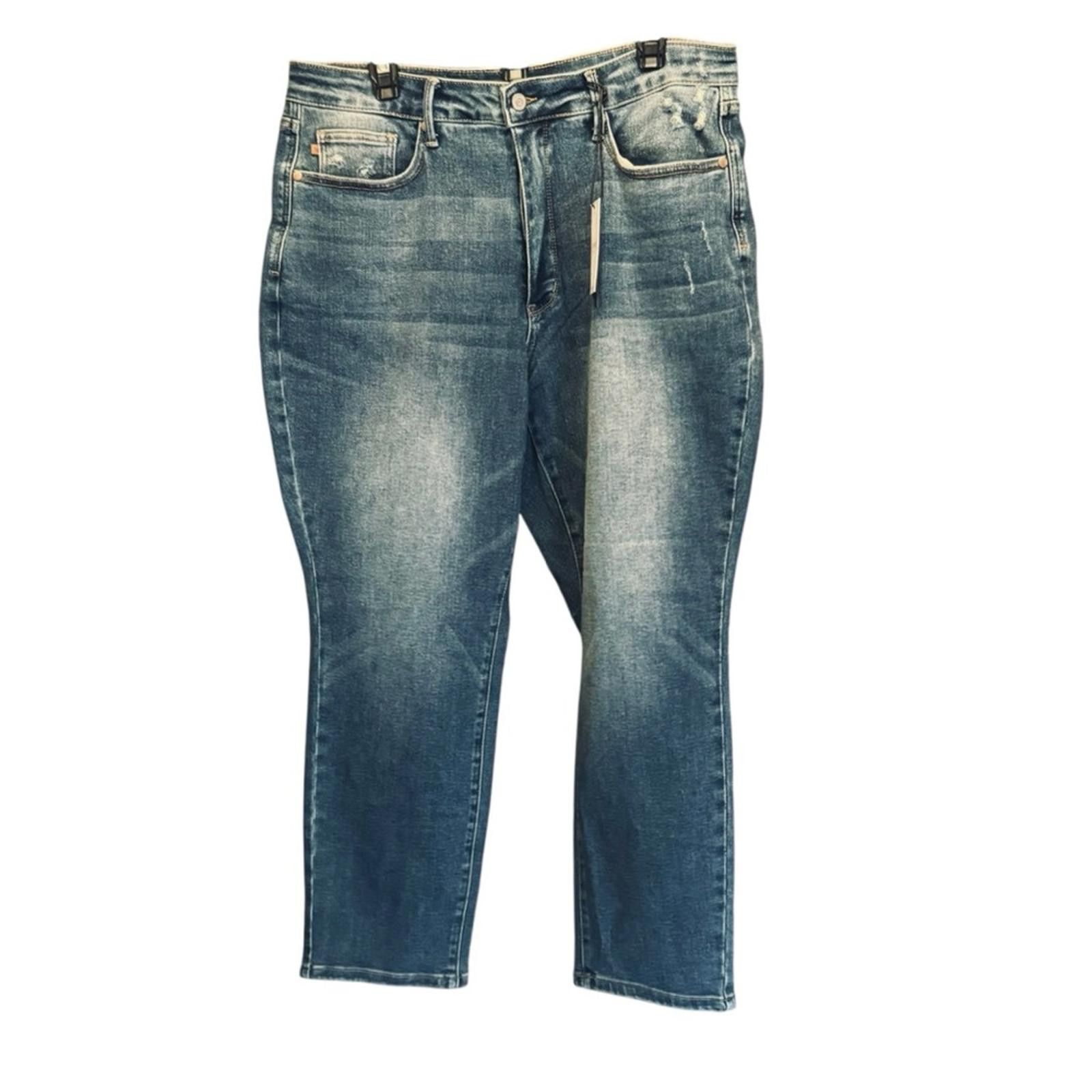 Designer NWT. Judy Blue. Slim Fit Tummy Control Jeans. Size 18W. Size 40" / US 18 - 4 Thumbnail